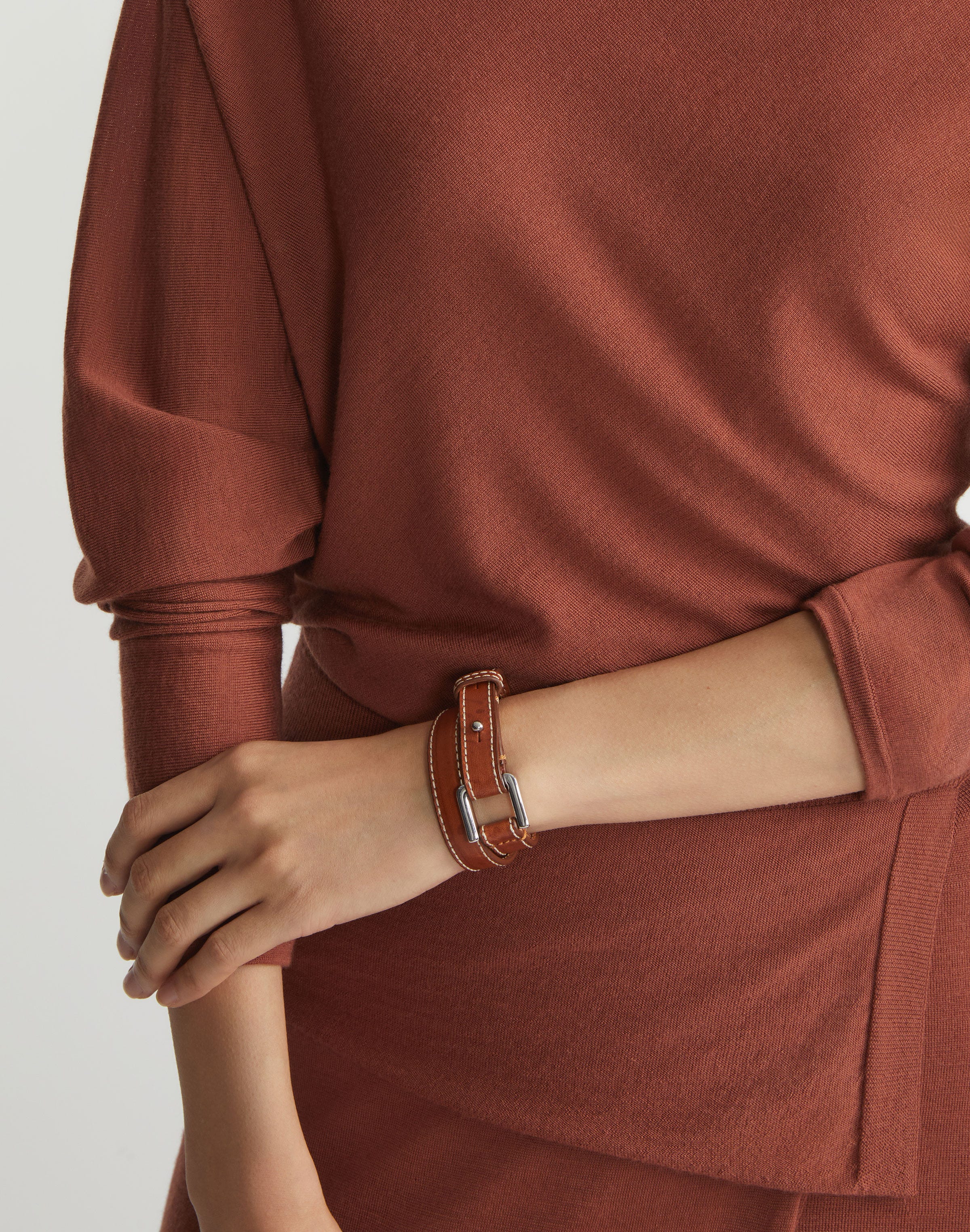 Vachetta Leather Wrap Bracelet