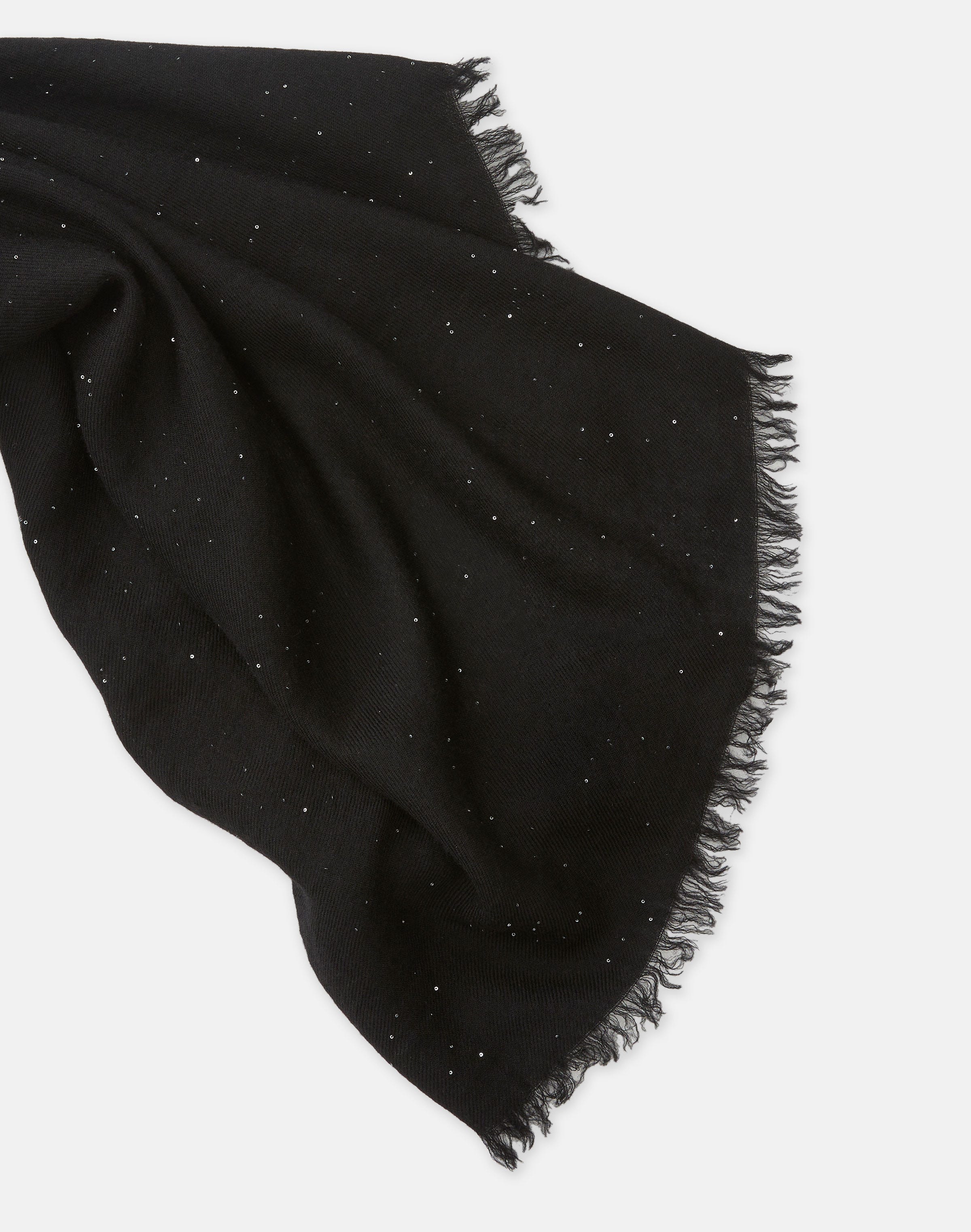 Sequin Wool Shawl