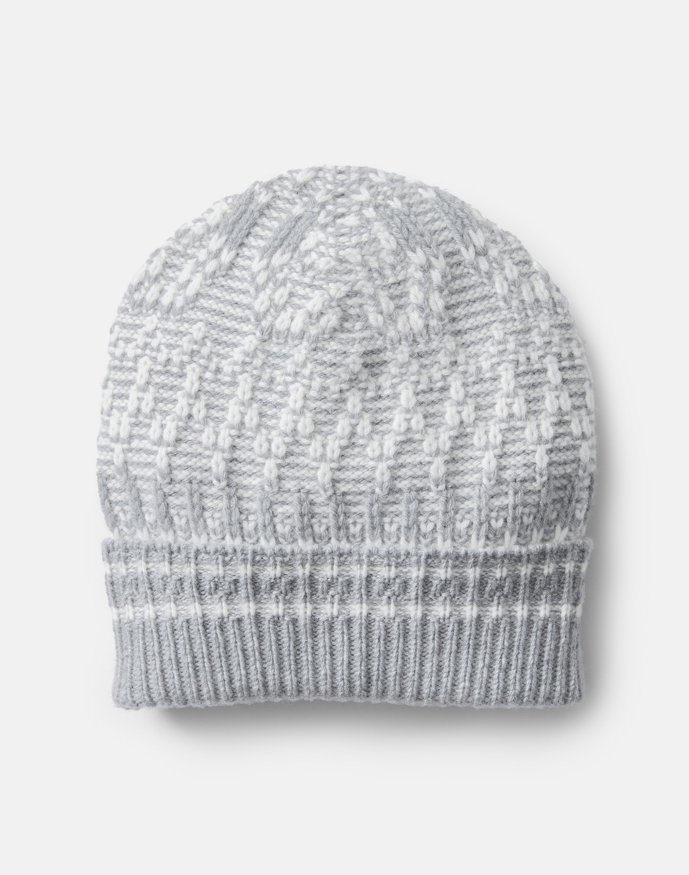 Merino Wool-Cashmere Fair Isle Beanie