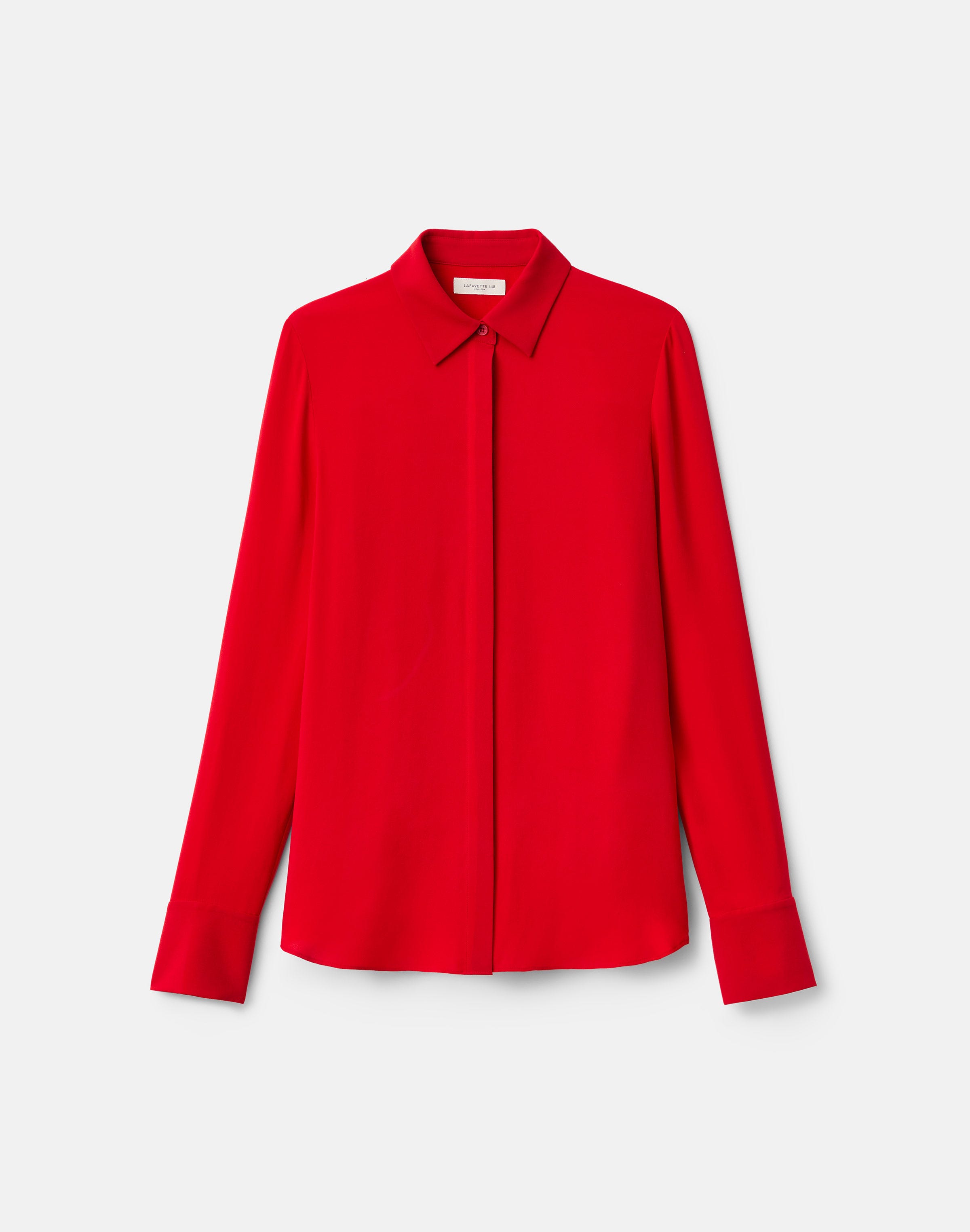 Silk Georgette Button Blouse