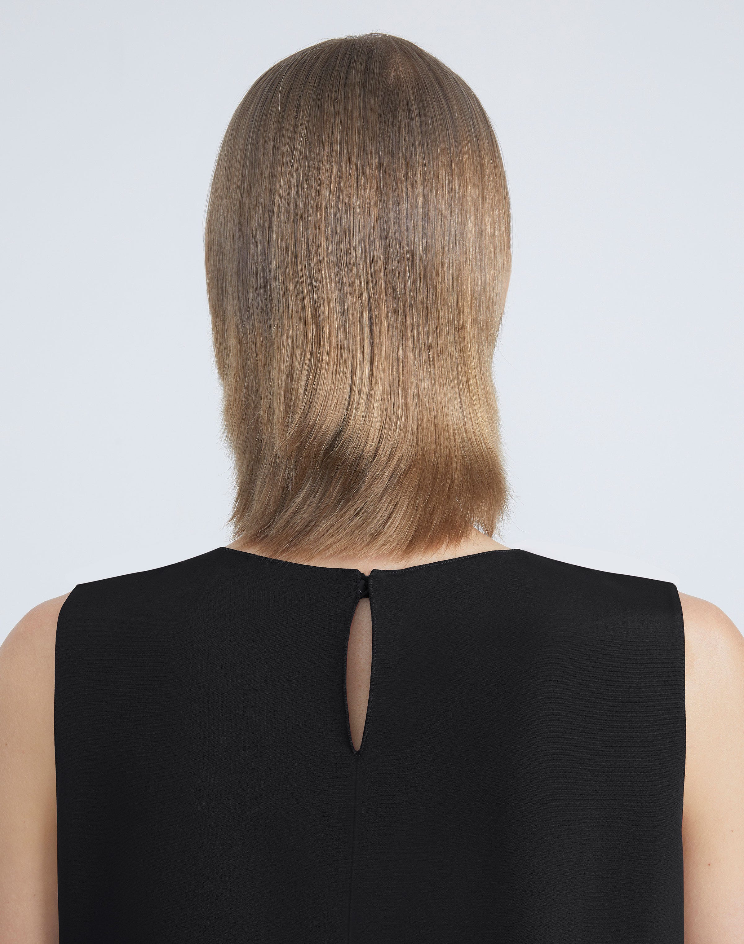 Silk Crepe De Chine Sleeveless Blouse