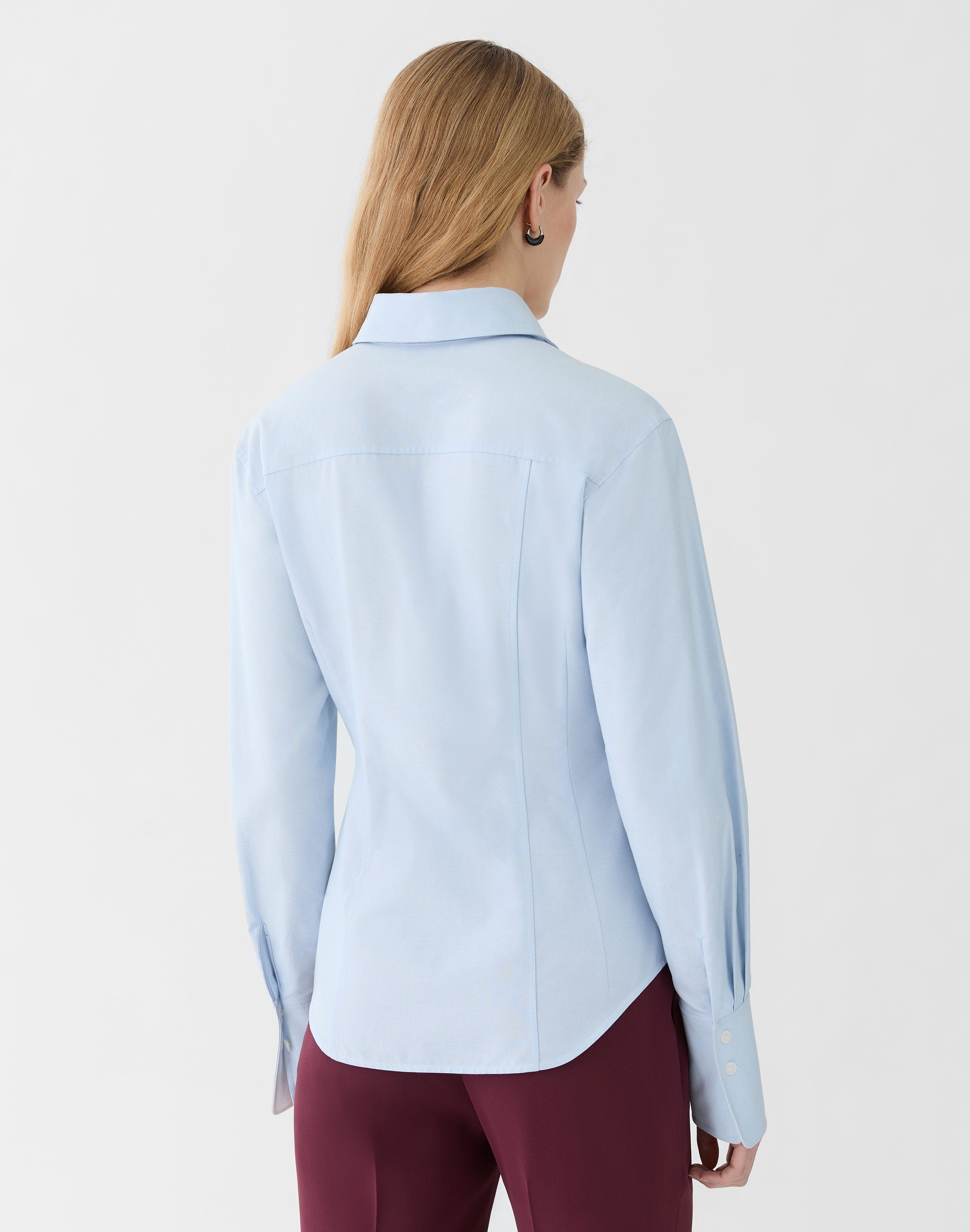 Petite Cotton Oxford Fitted Shirt