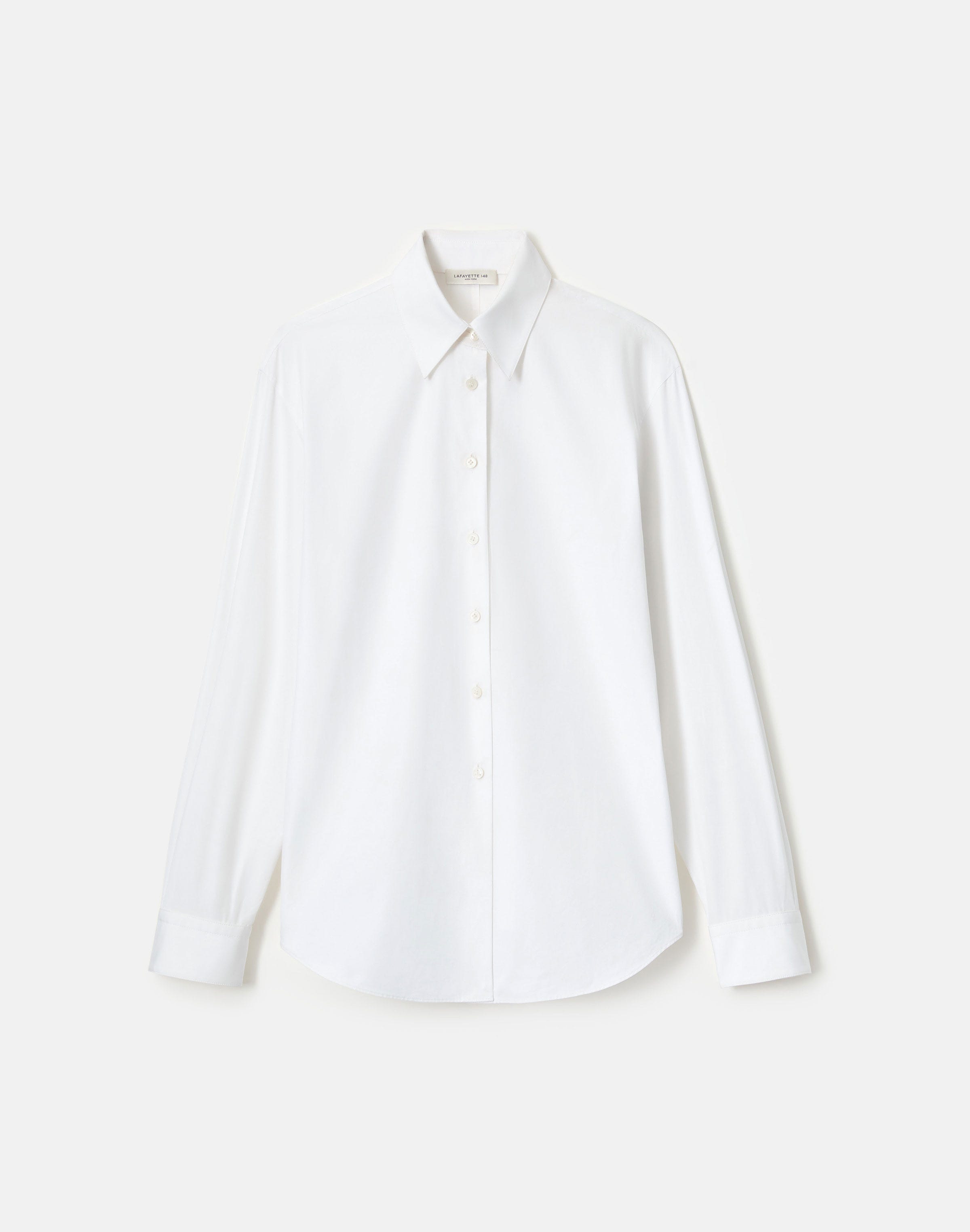 Organic Cotton Poplin Tailored Shirt