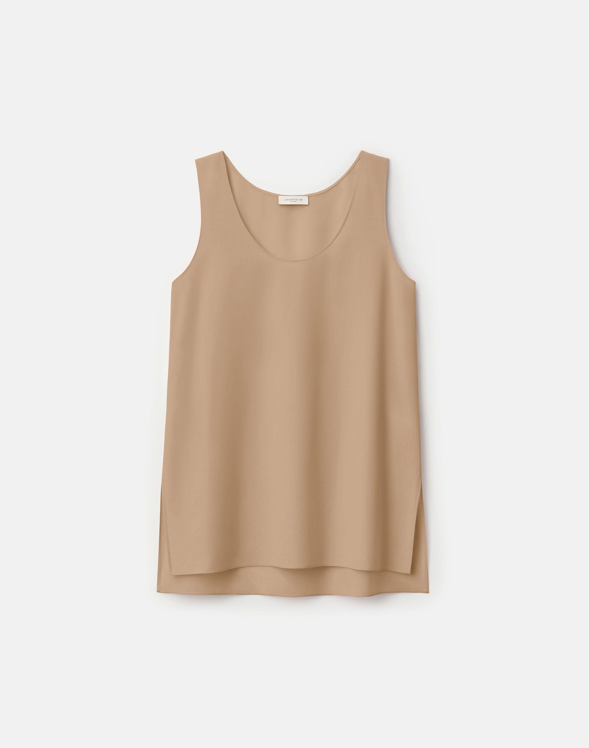 Plus-Size Tropical Wool Long Tank