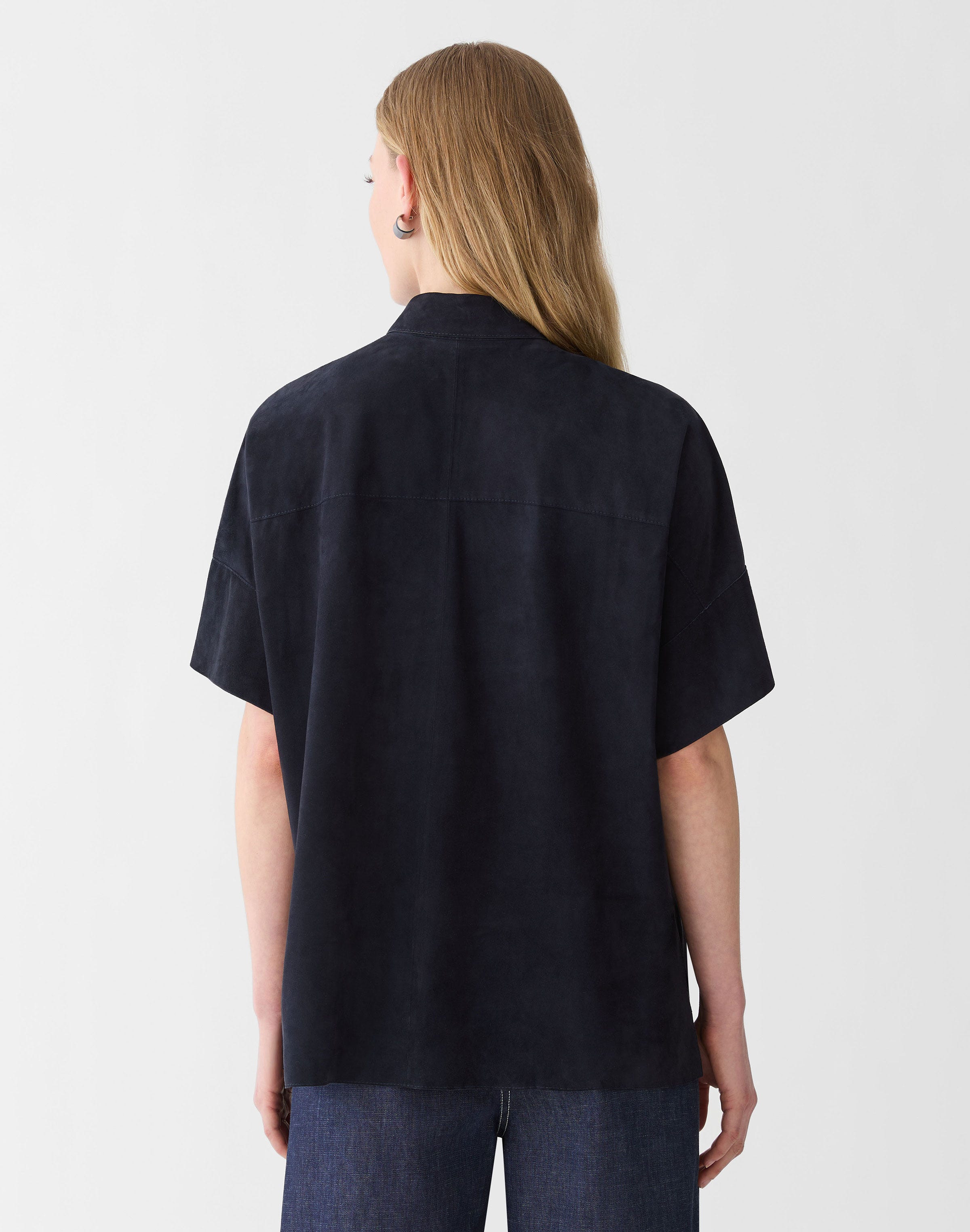 Suede Patch Pocket Shirt