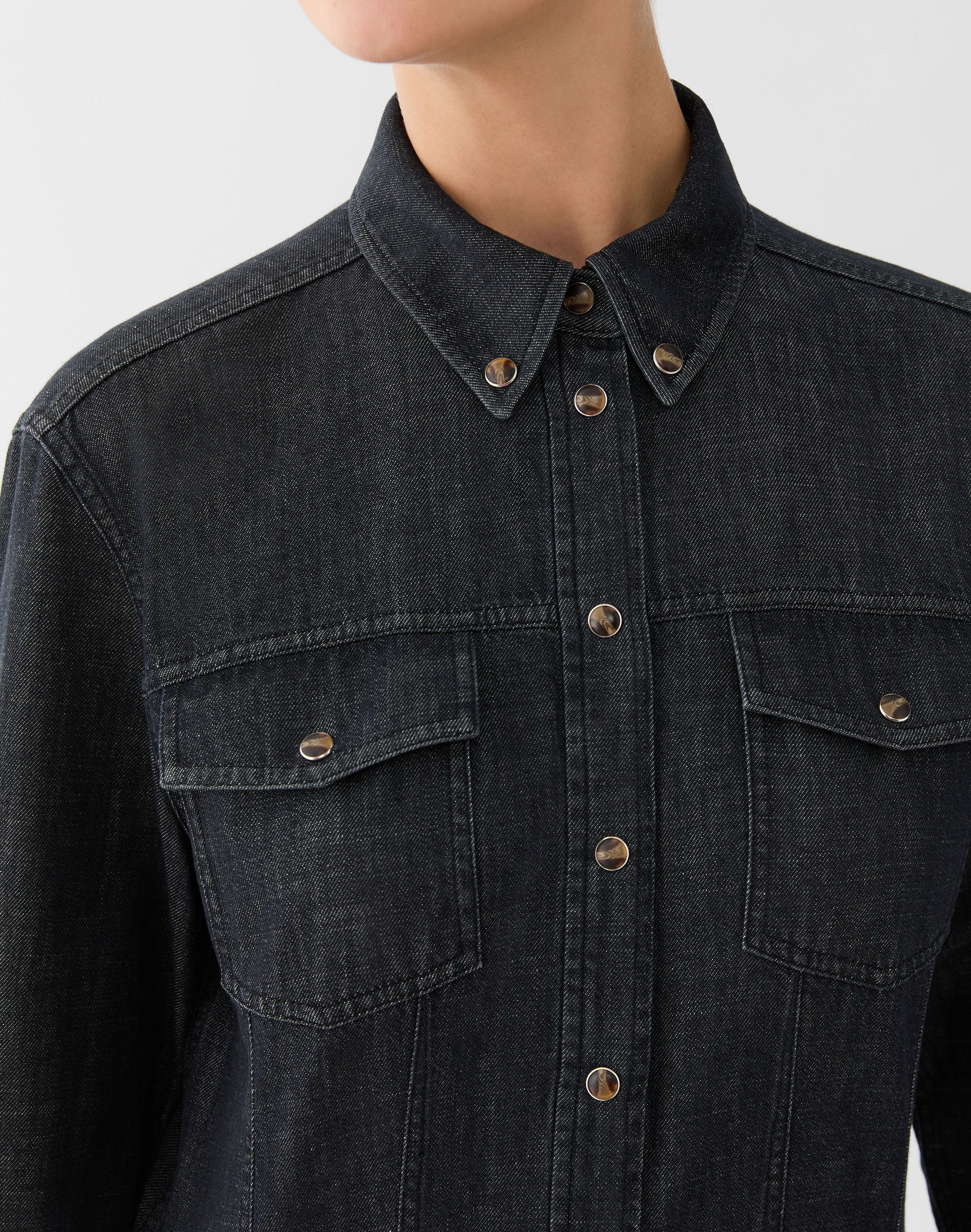 Chambray Flap Pocket Shirt