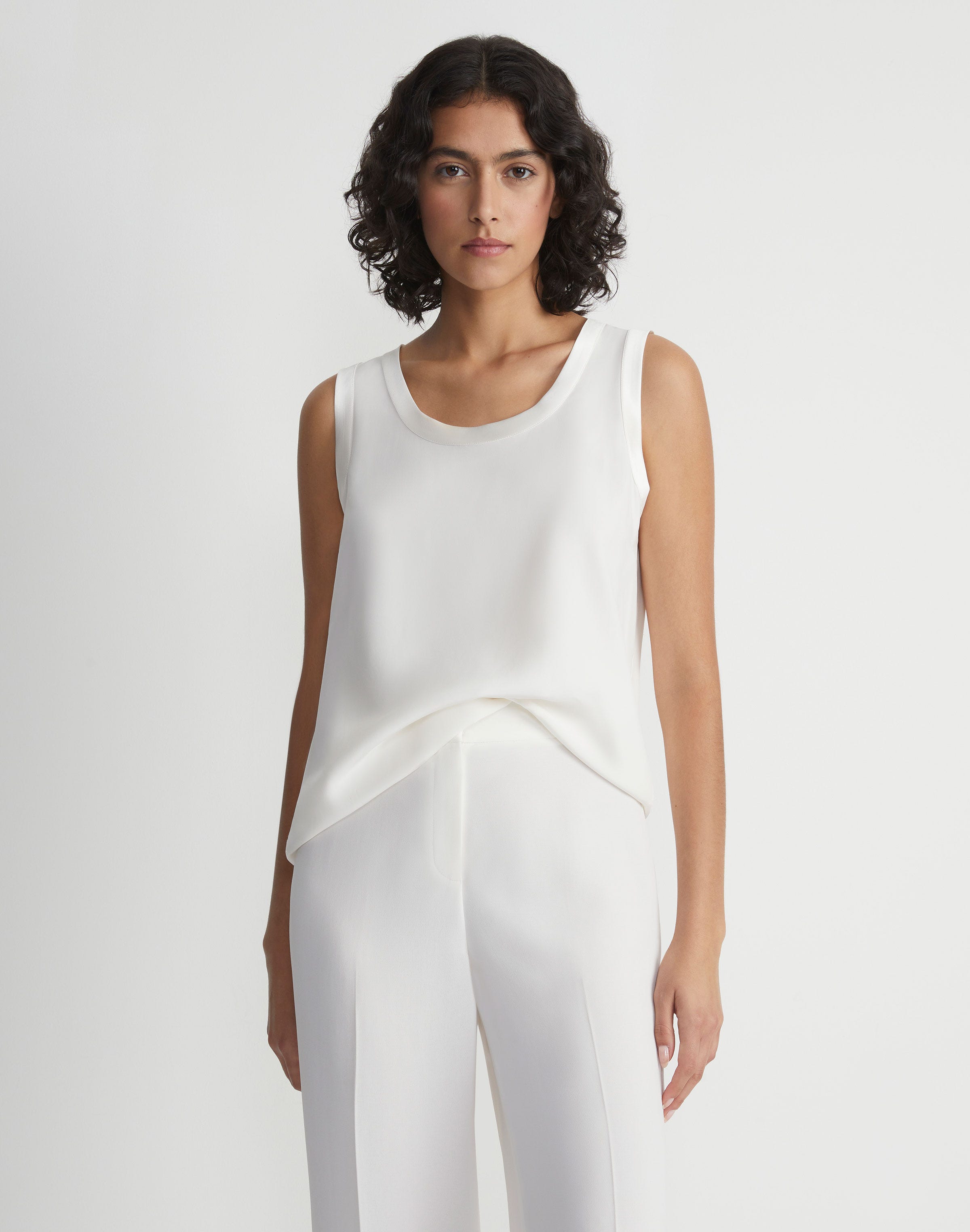 Silk Charmeuse Reversible Perla Blouse
