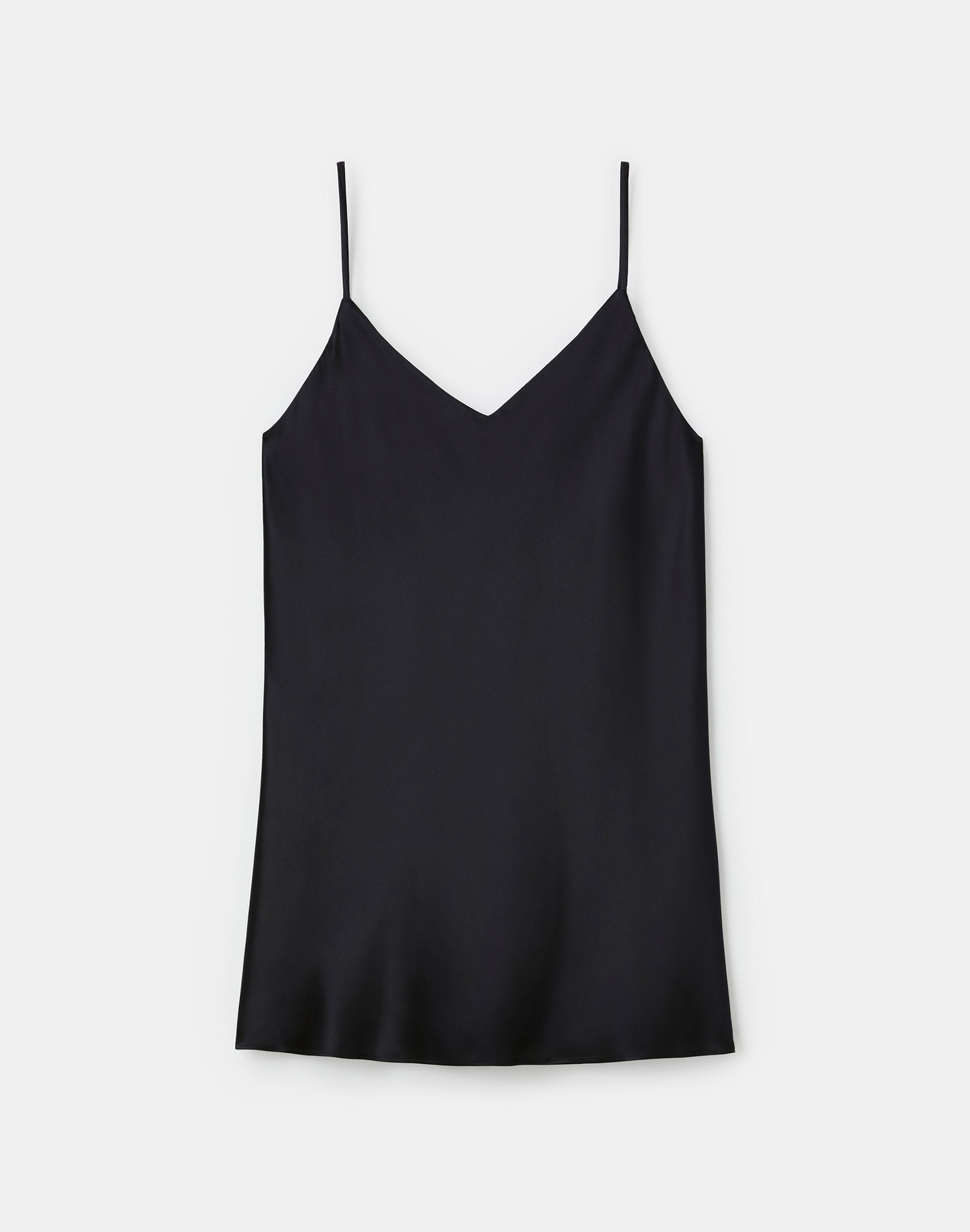 Plus-Size Silk Charmeuse Bias Tank