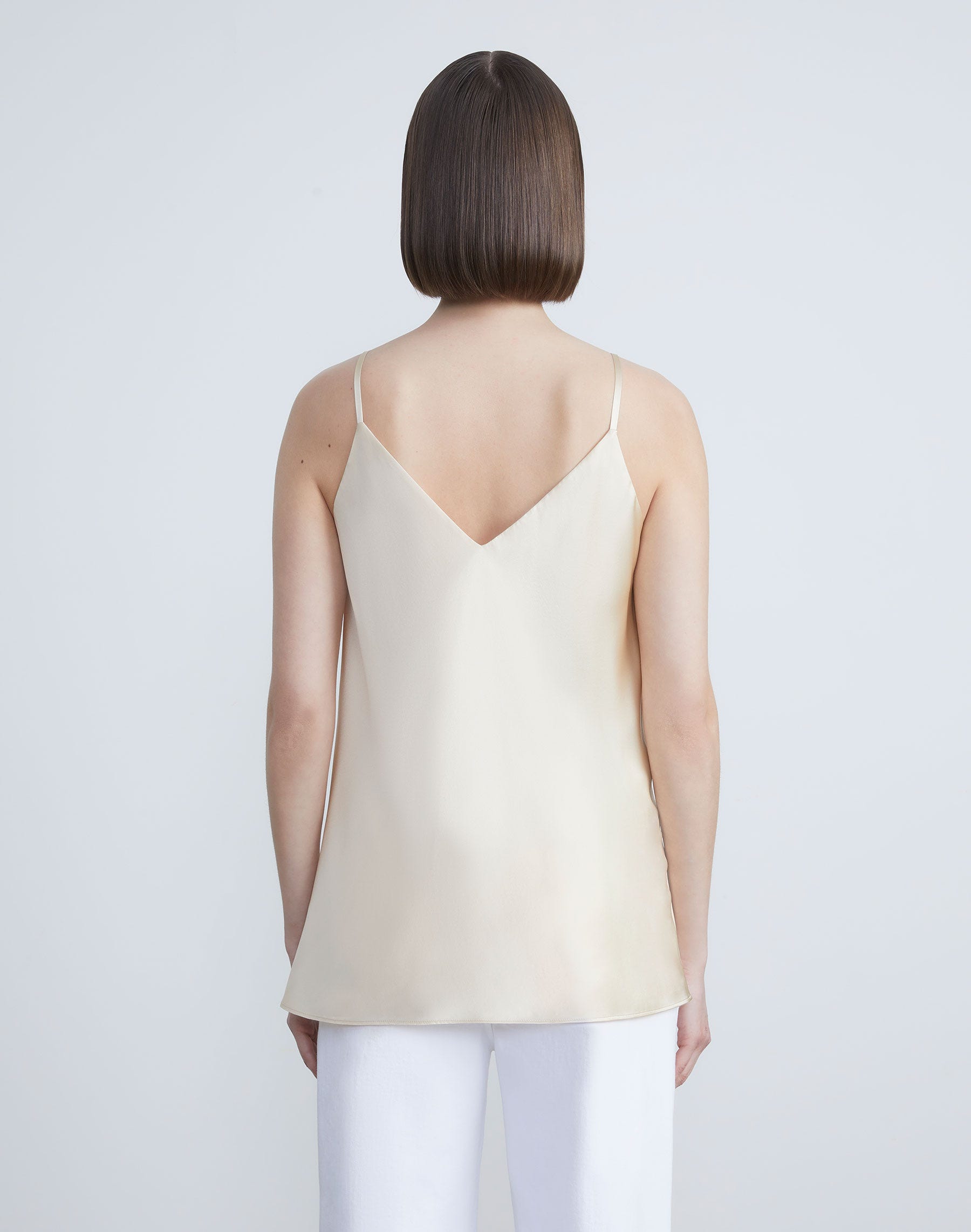 Silk Charmeuse Bias Tank