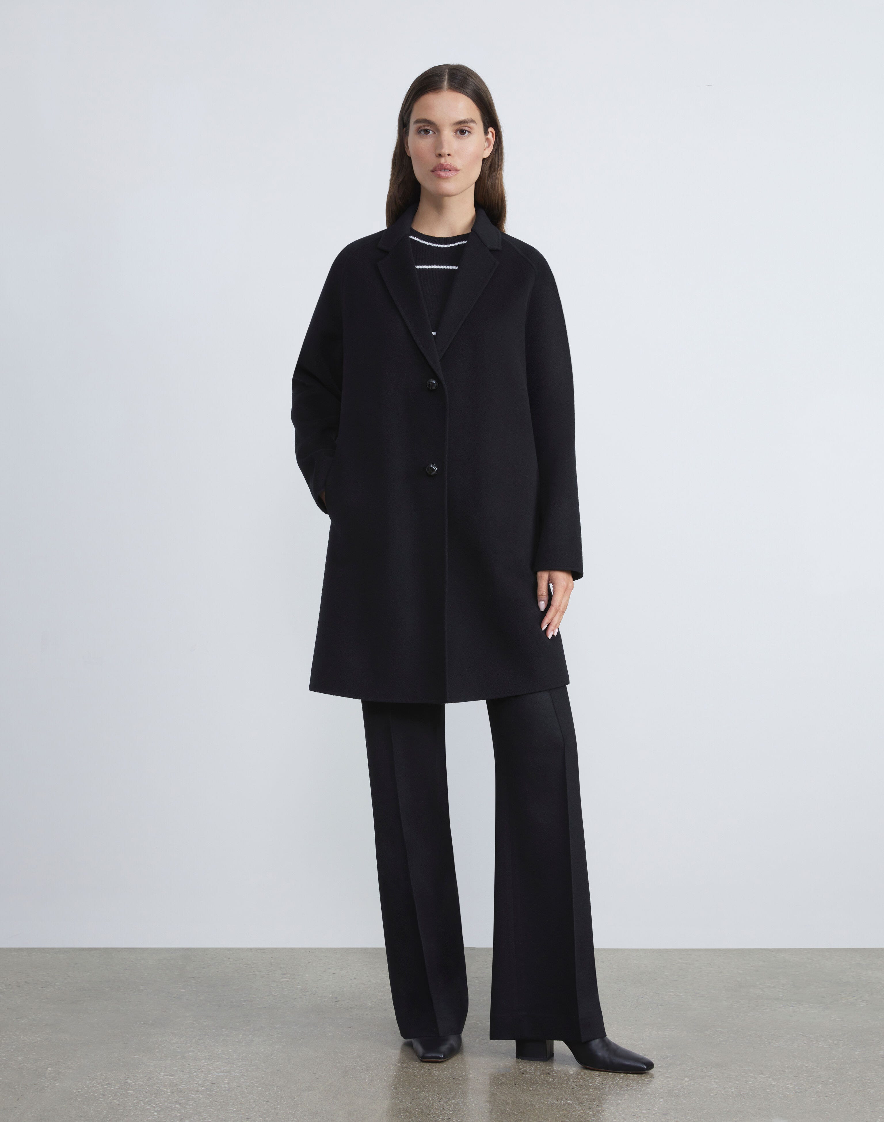 Cashmere Double Face Oversized Car Coat