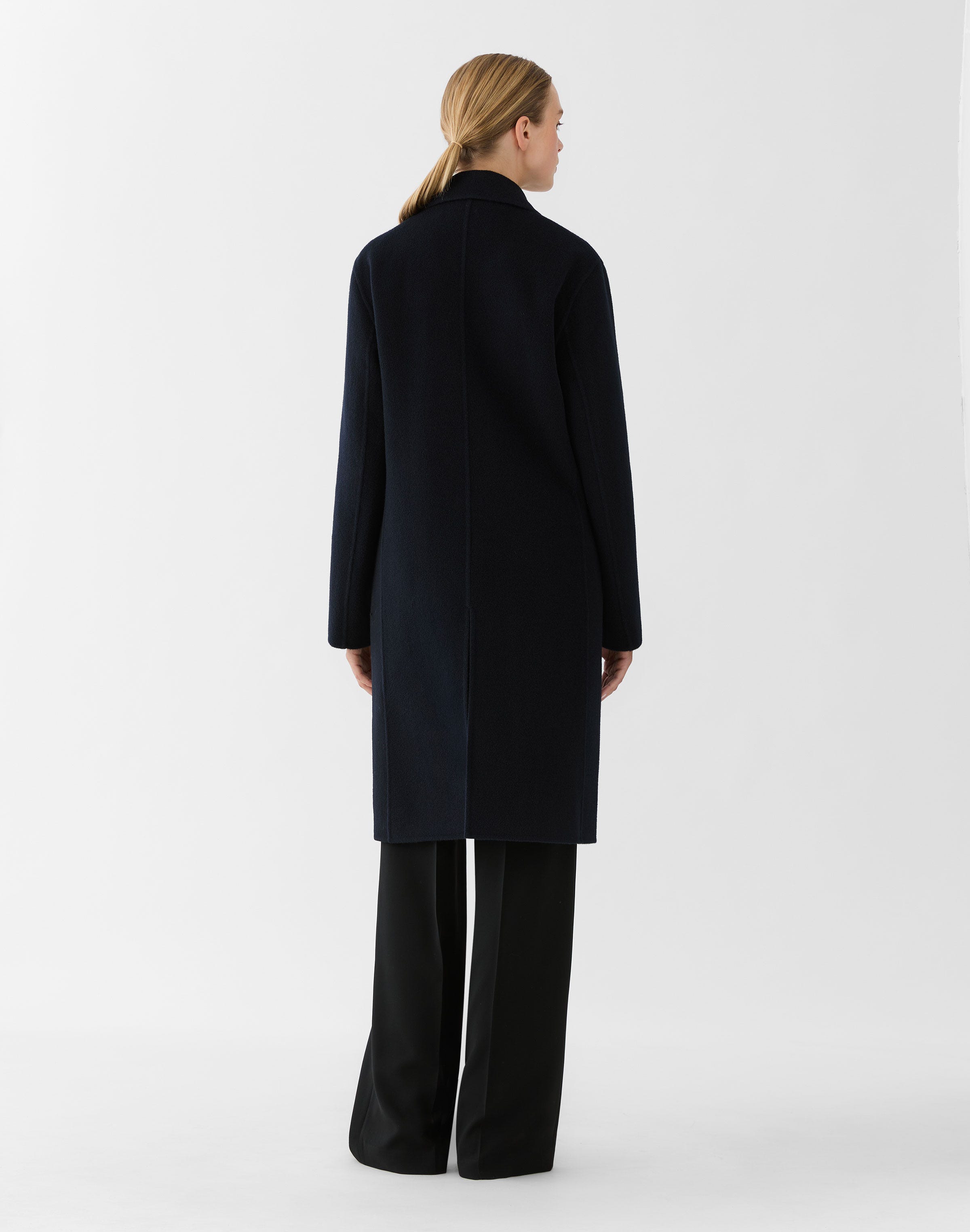Cashmere Double Face Two Button Coat