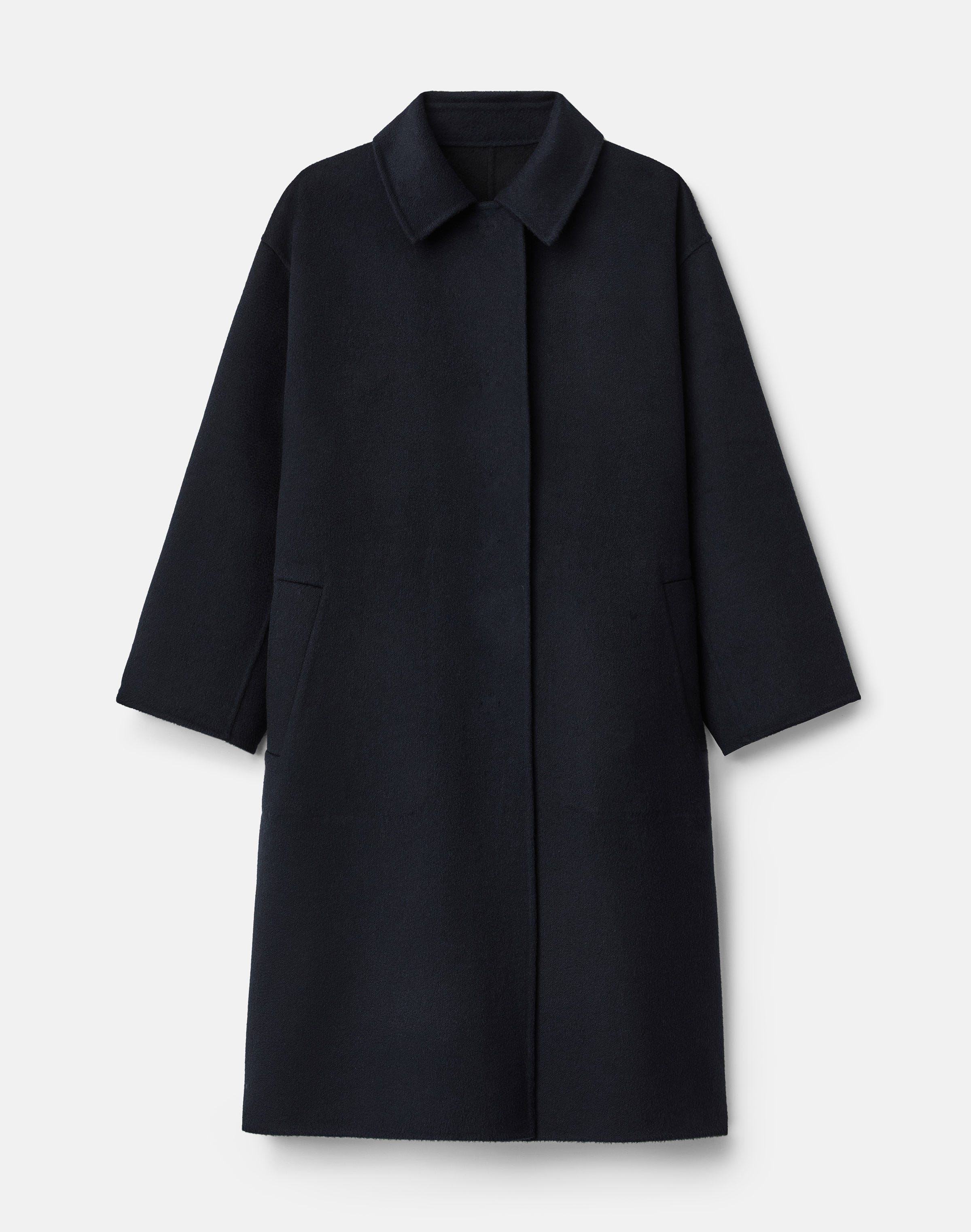 Cashmere Double Face Reversible Oversized Coat