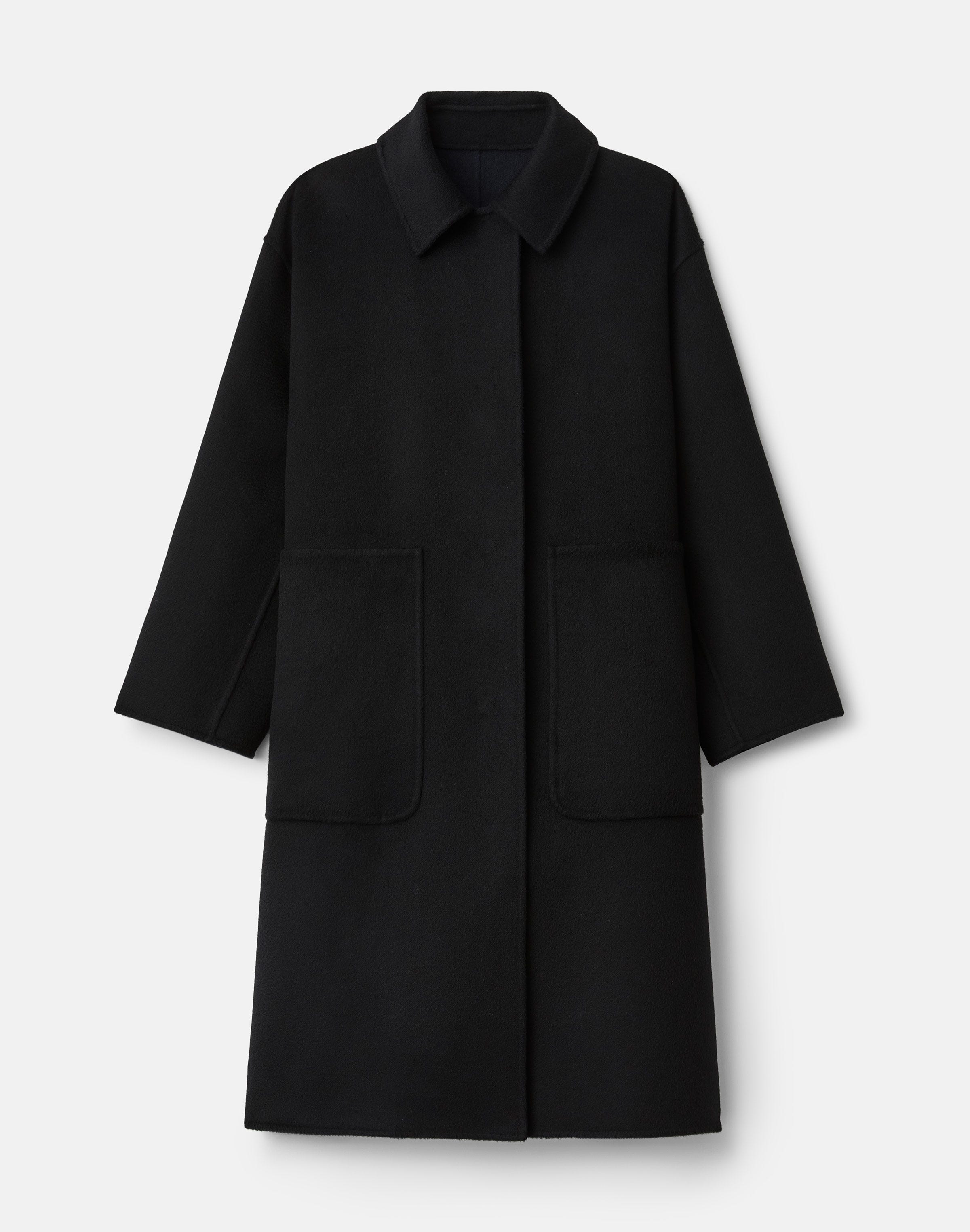 Cashmere Double Face Reversible Oversized Coat