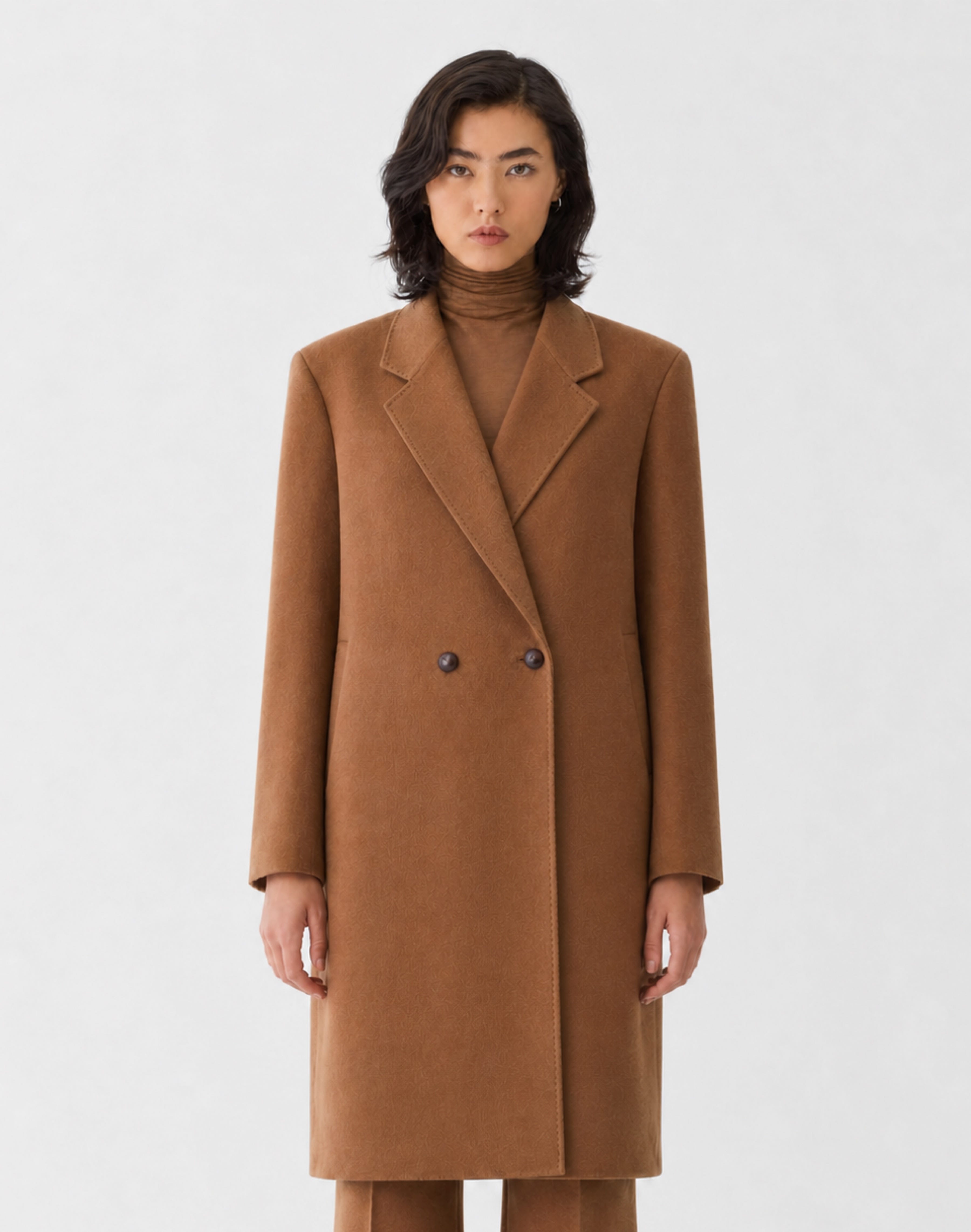 Cashmere Double Face Oversized Car Coat
