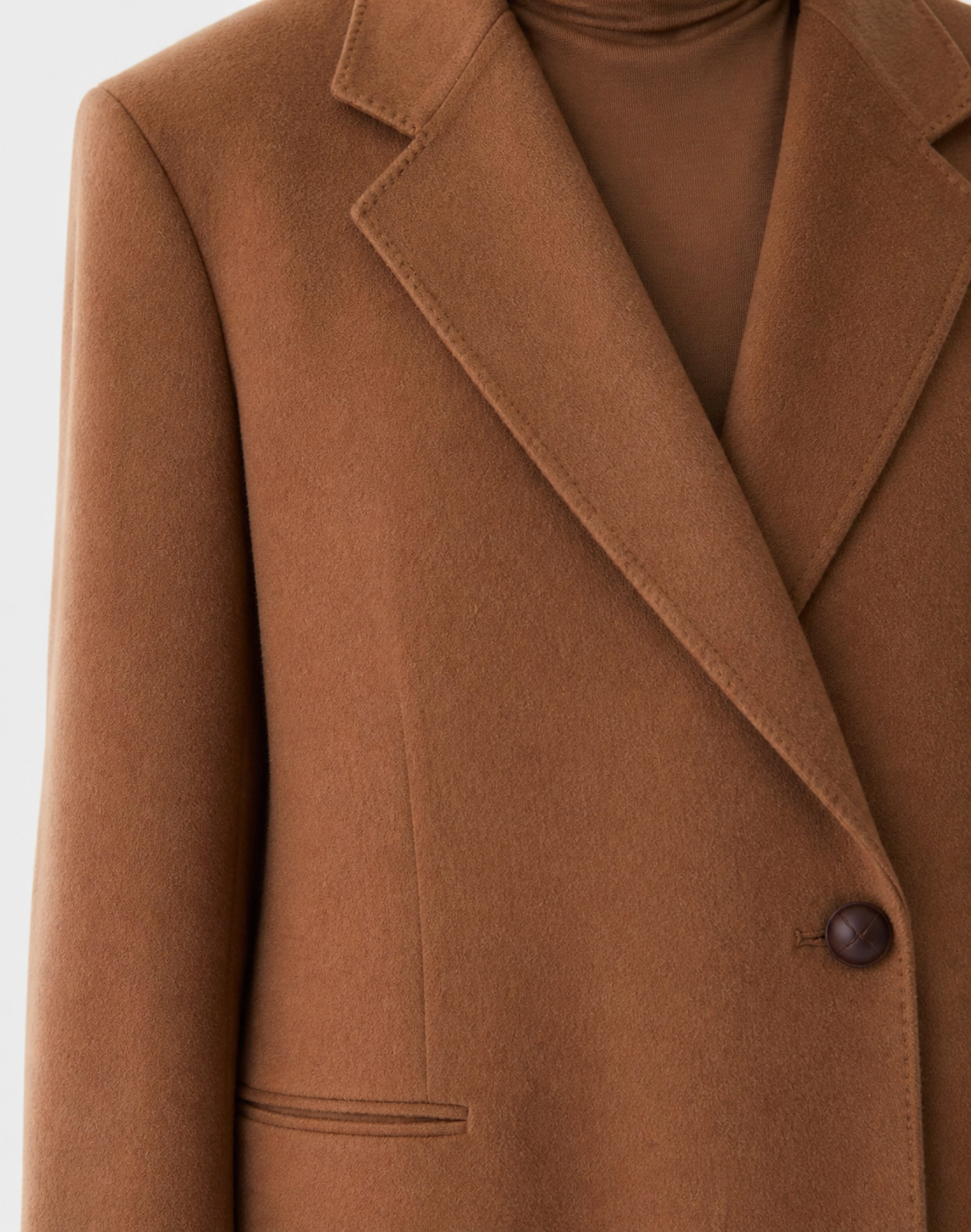 Cashmere Double Face Oversized Car Coat