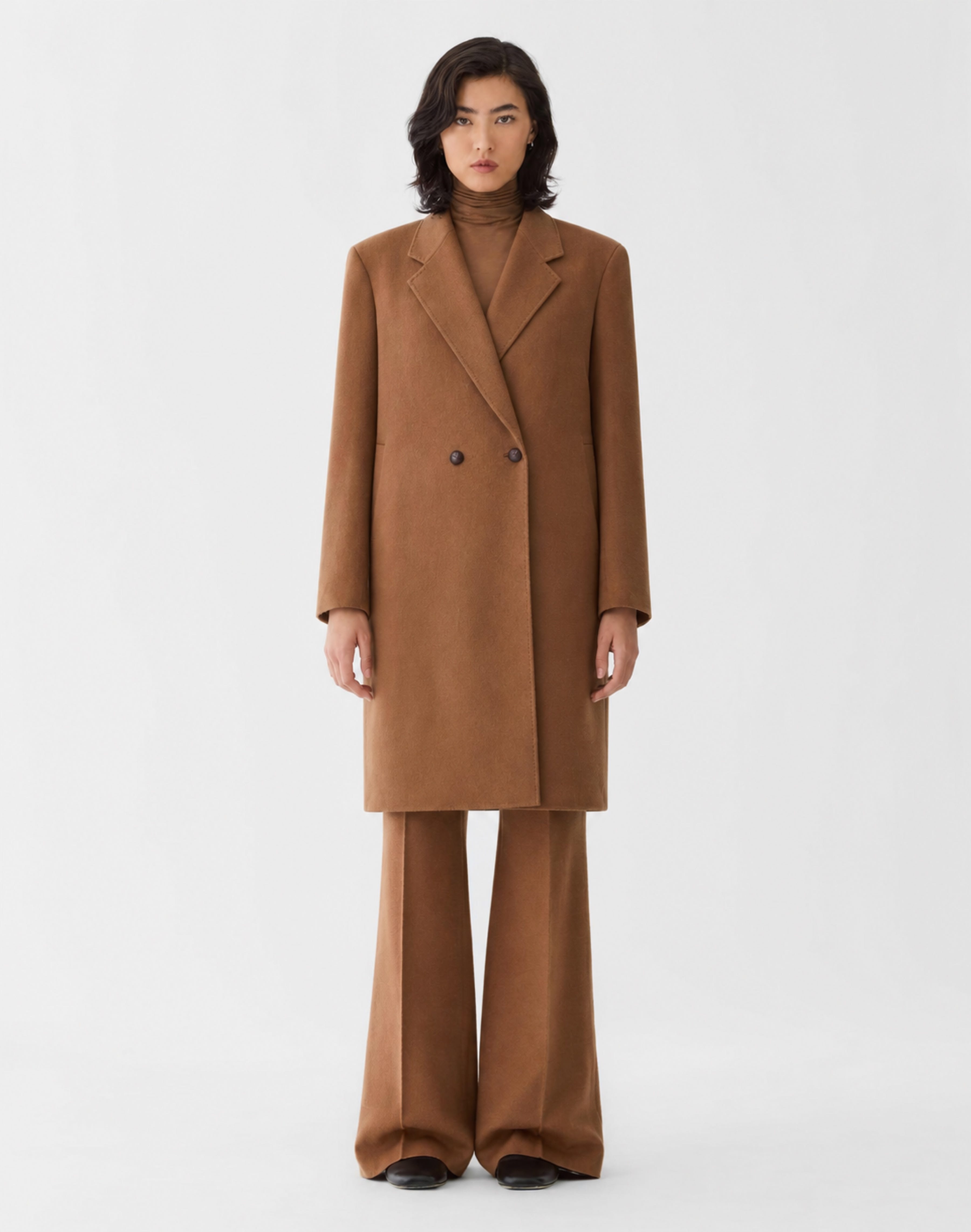 Cashmere Double Face Oversized Car Coat