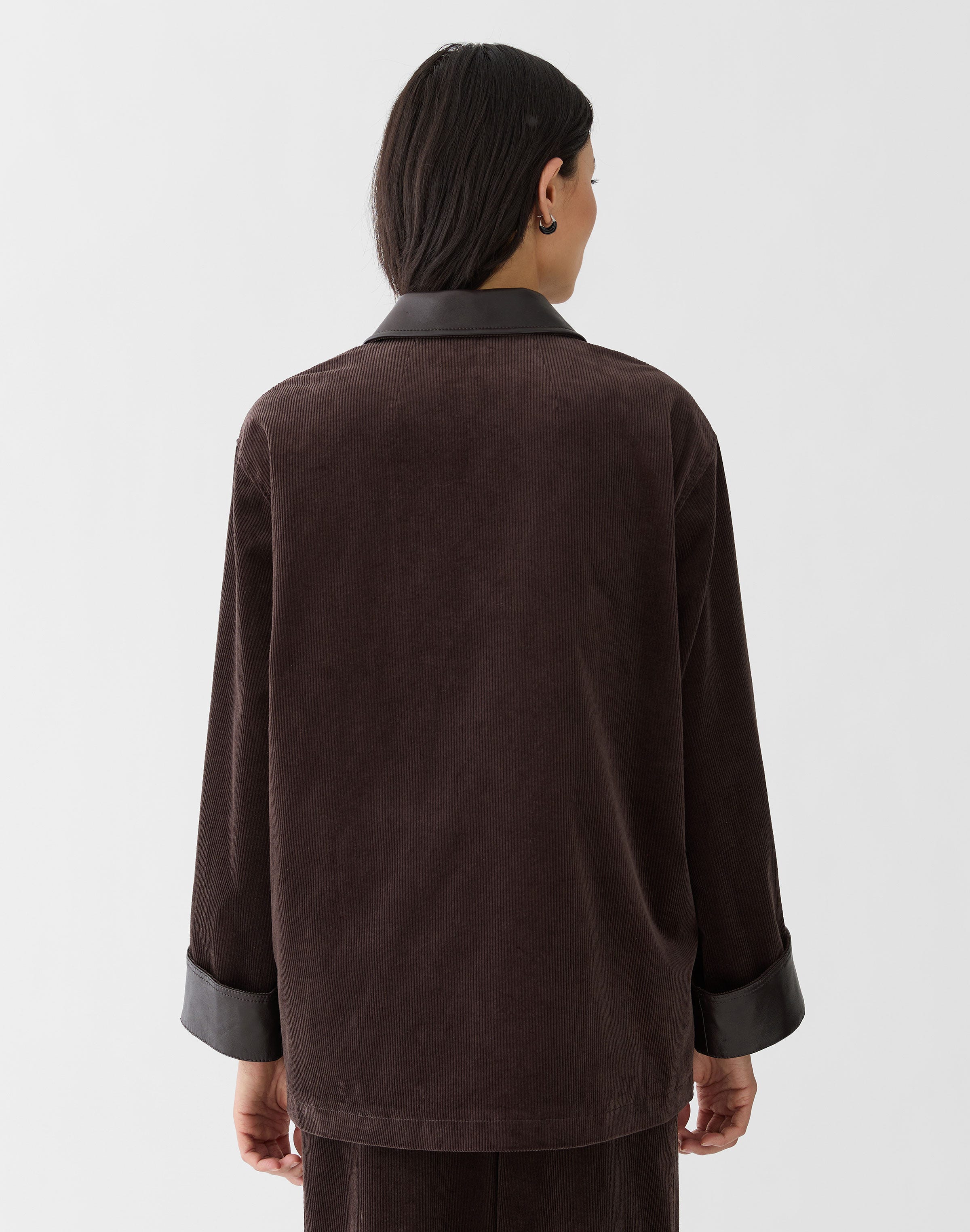Cotton Corduroy Quilted Car Coat
