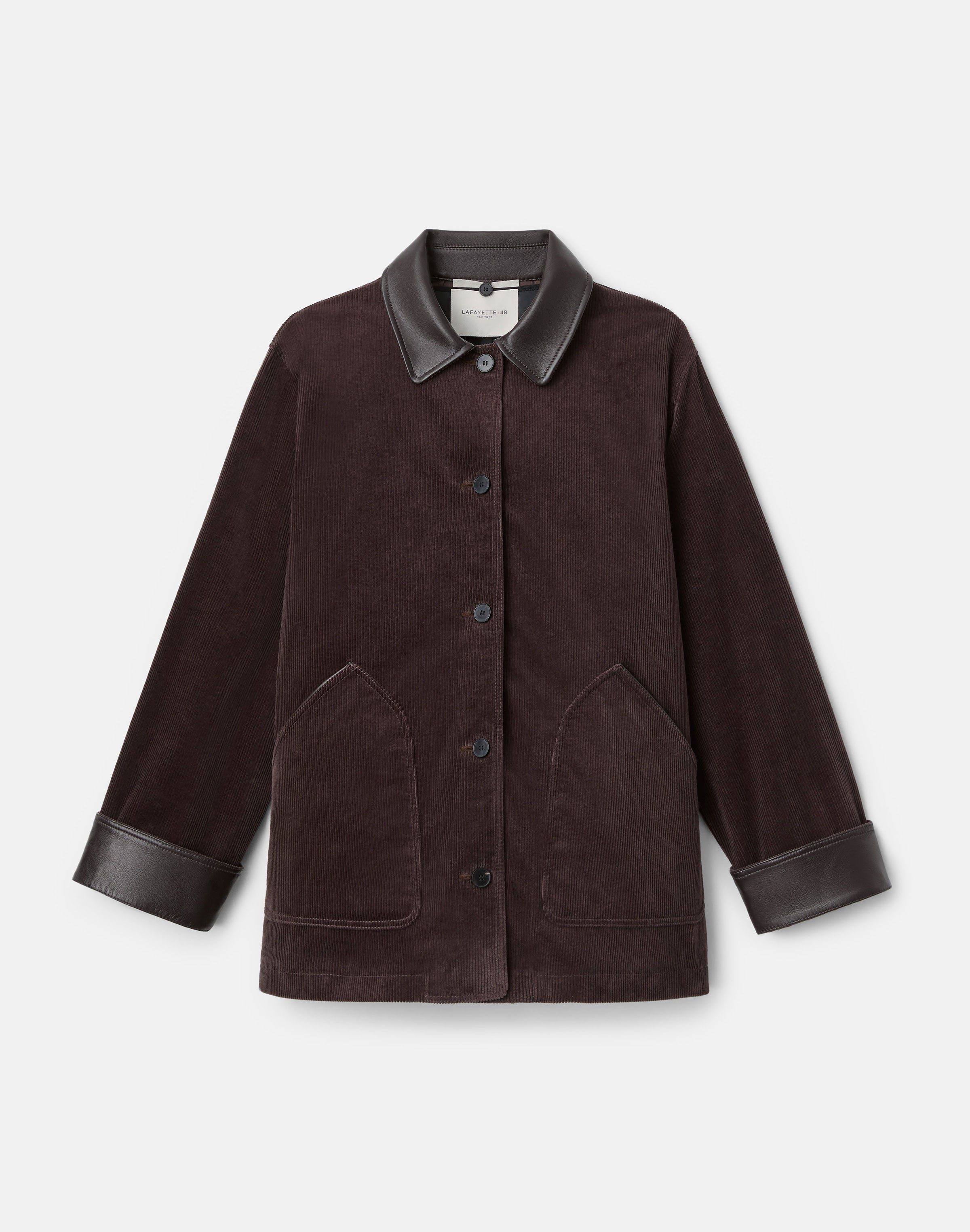 Cotton Corduroy Quilted Car Coat