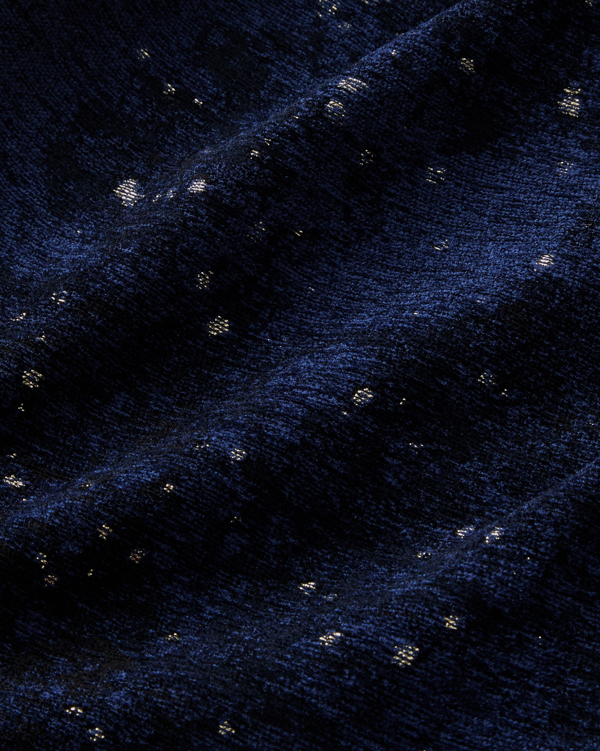 Cosmos Chenille Jacquard Pleated Waist Gown