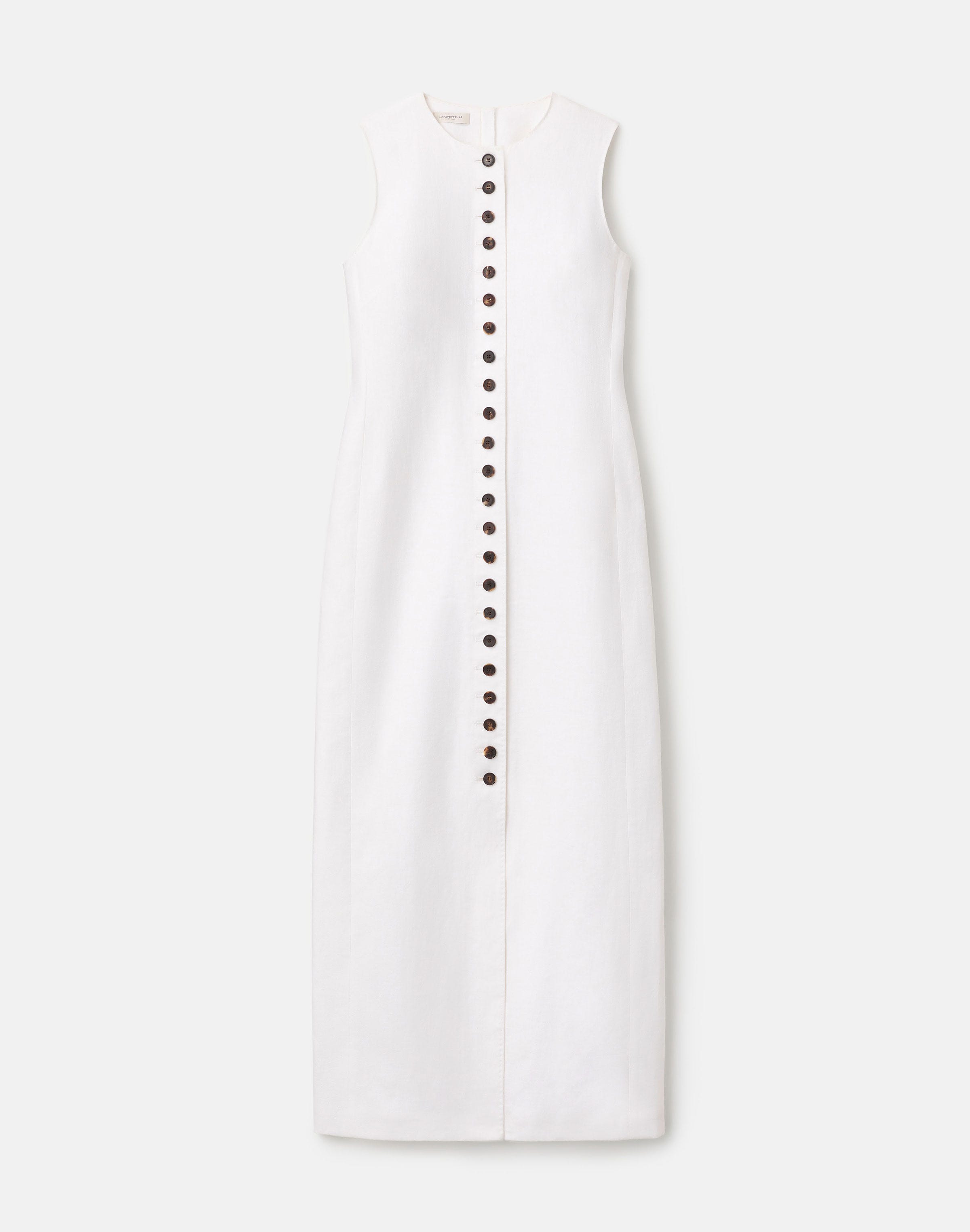 Linen Buttoned Maxi Dress