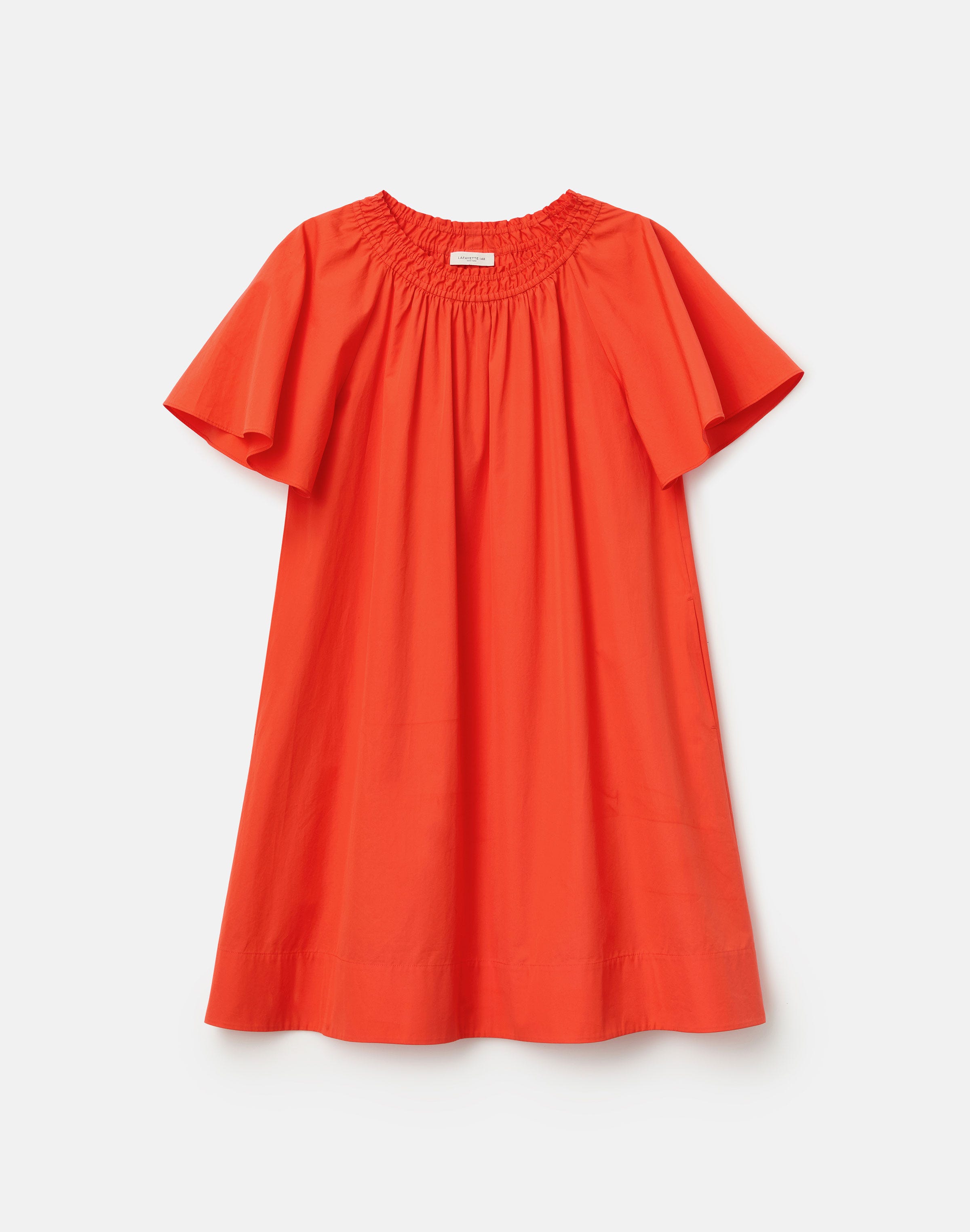 Organic Cotton Poplin Swing Dress