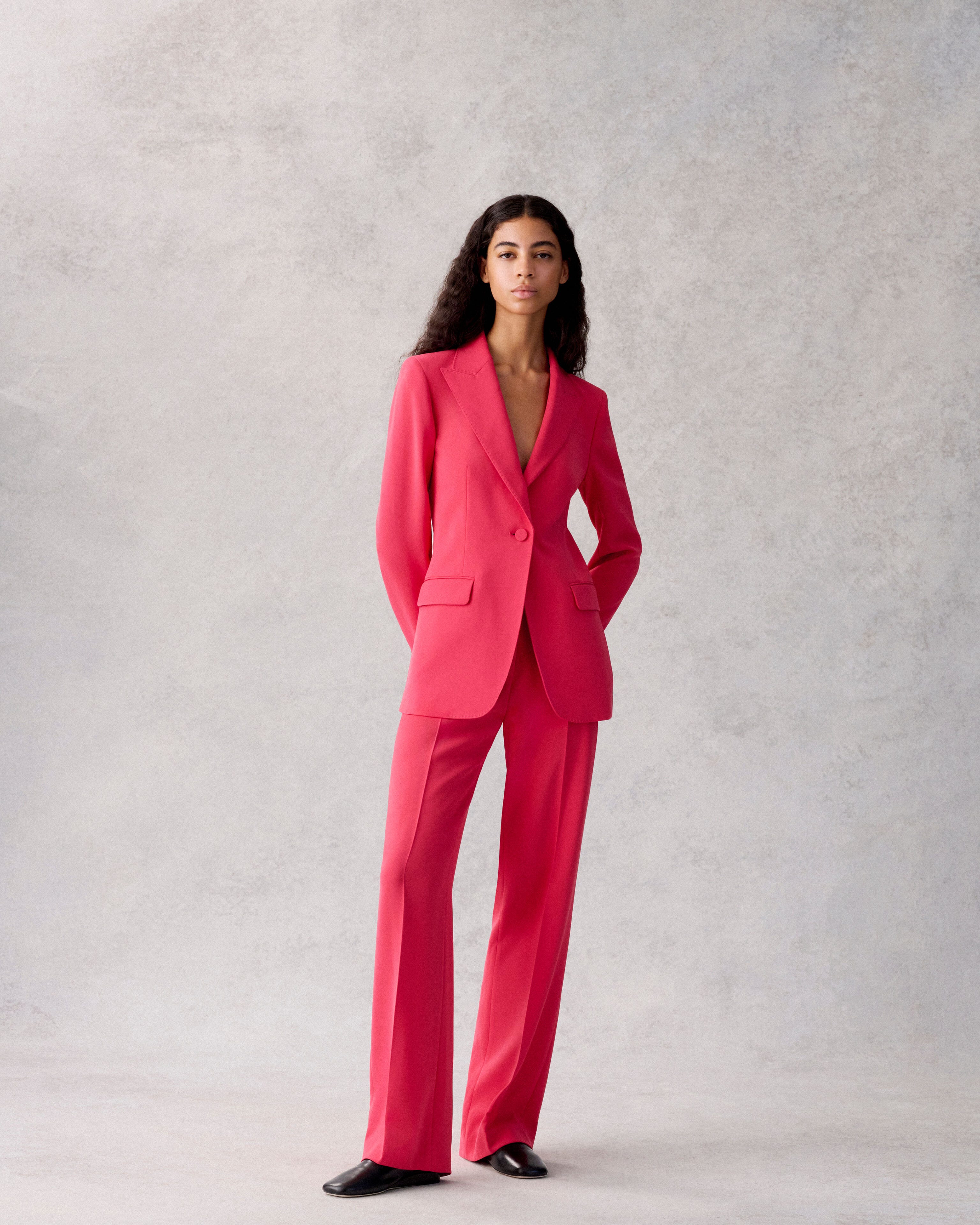 Peak Lapel Blazer and Gates Pant