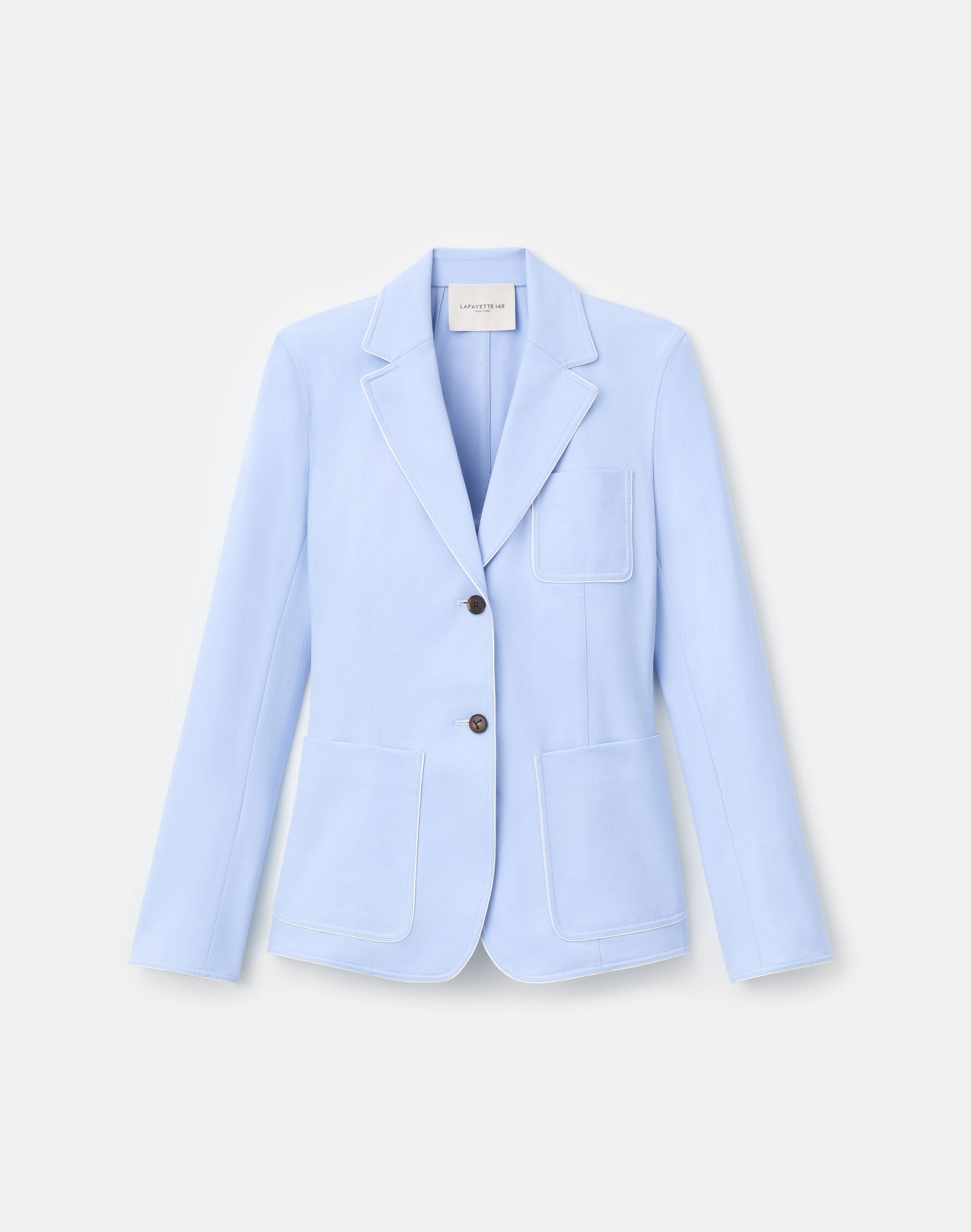 Petite Techno Stretch Twill Three Pocket Blazer