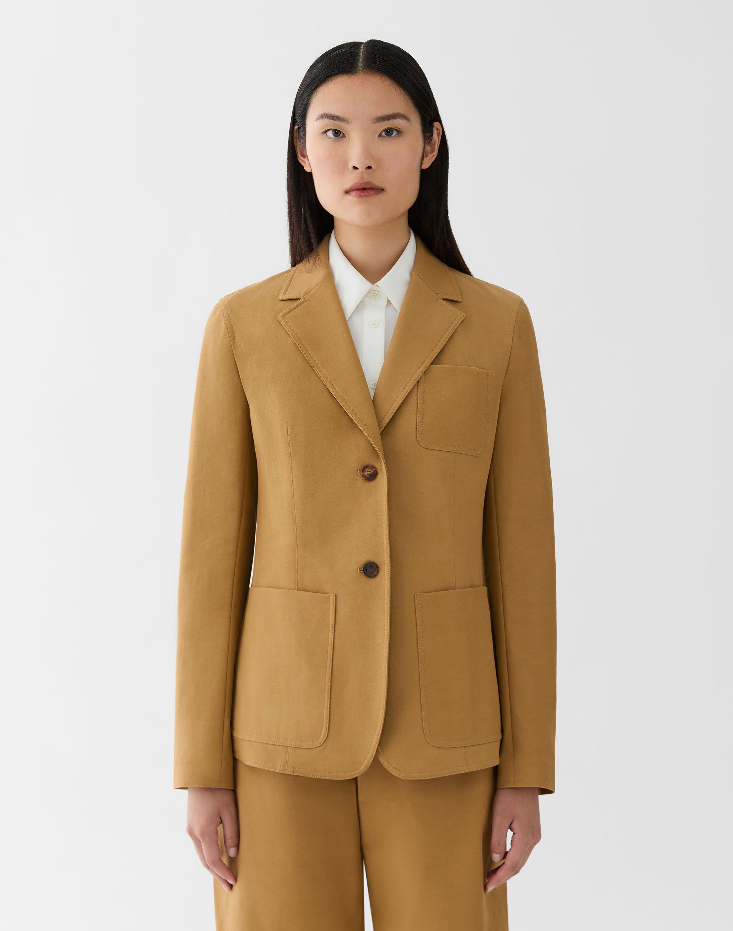 Techno Stretch Twill Three Pocket Blazer