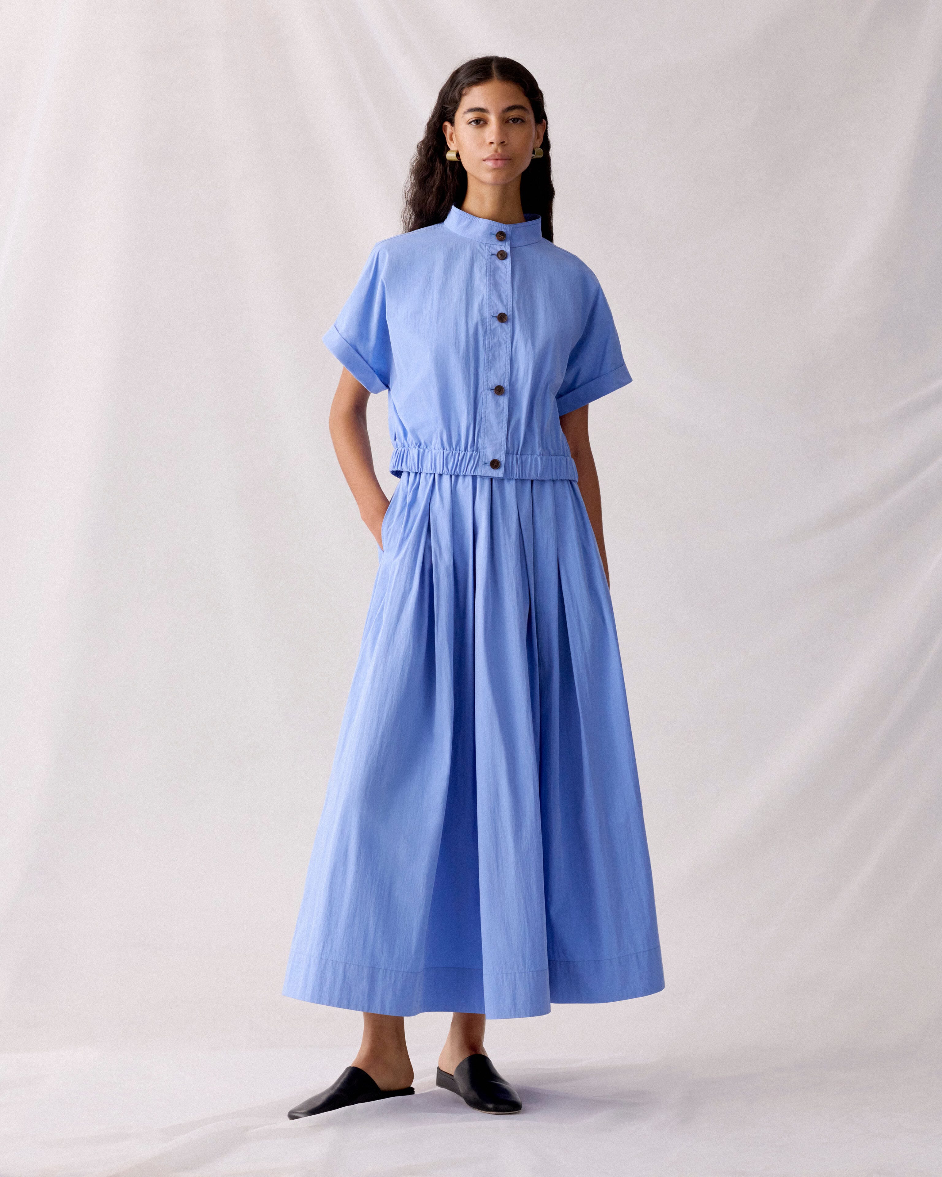 Cropped Jacket and Tank Dress