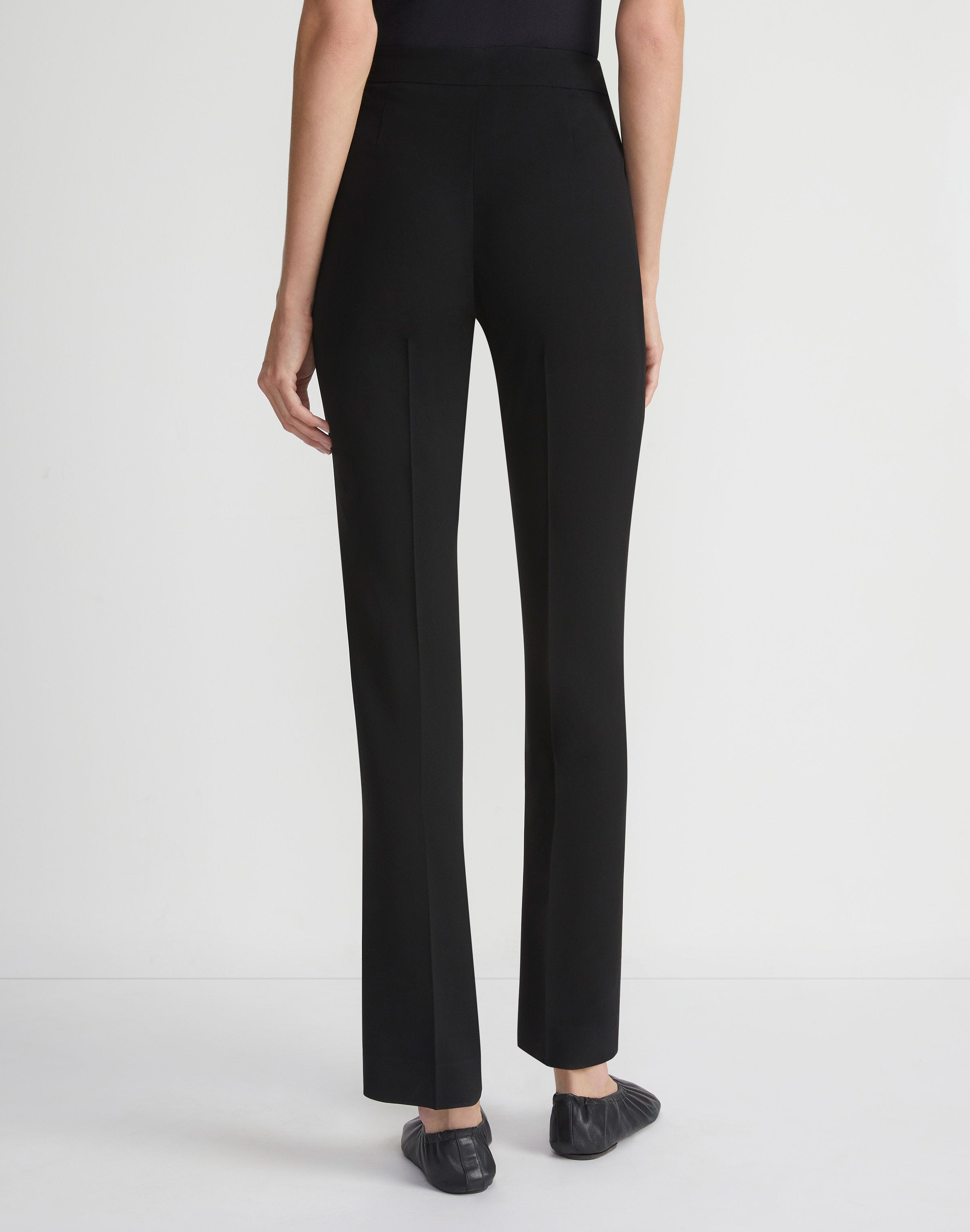 Plus-Size Finesse Crepe Barrow Pant