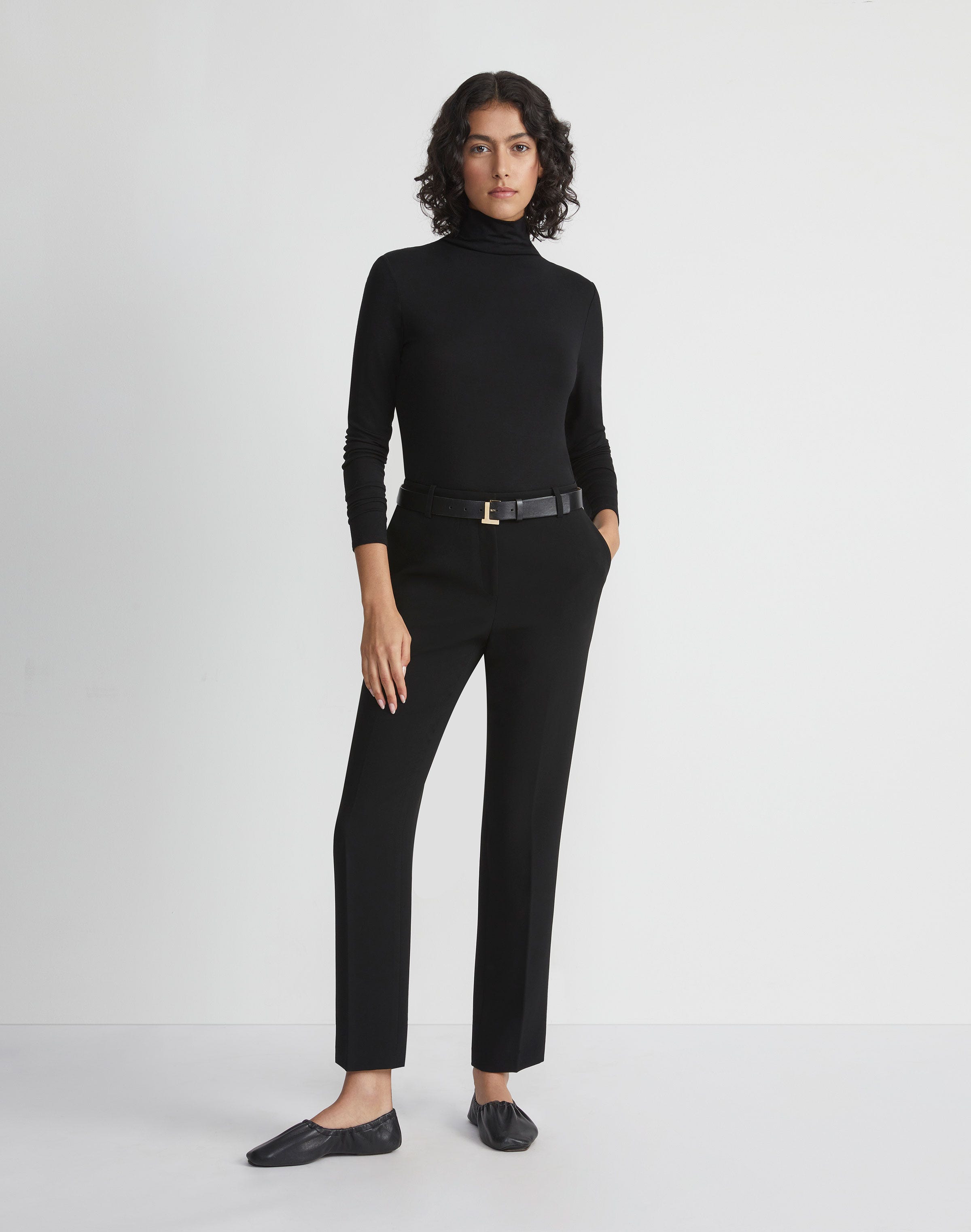 Finesse Crepe Clinton Ankle Pant