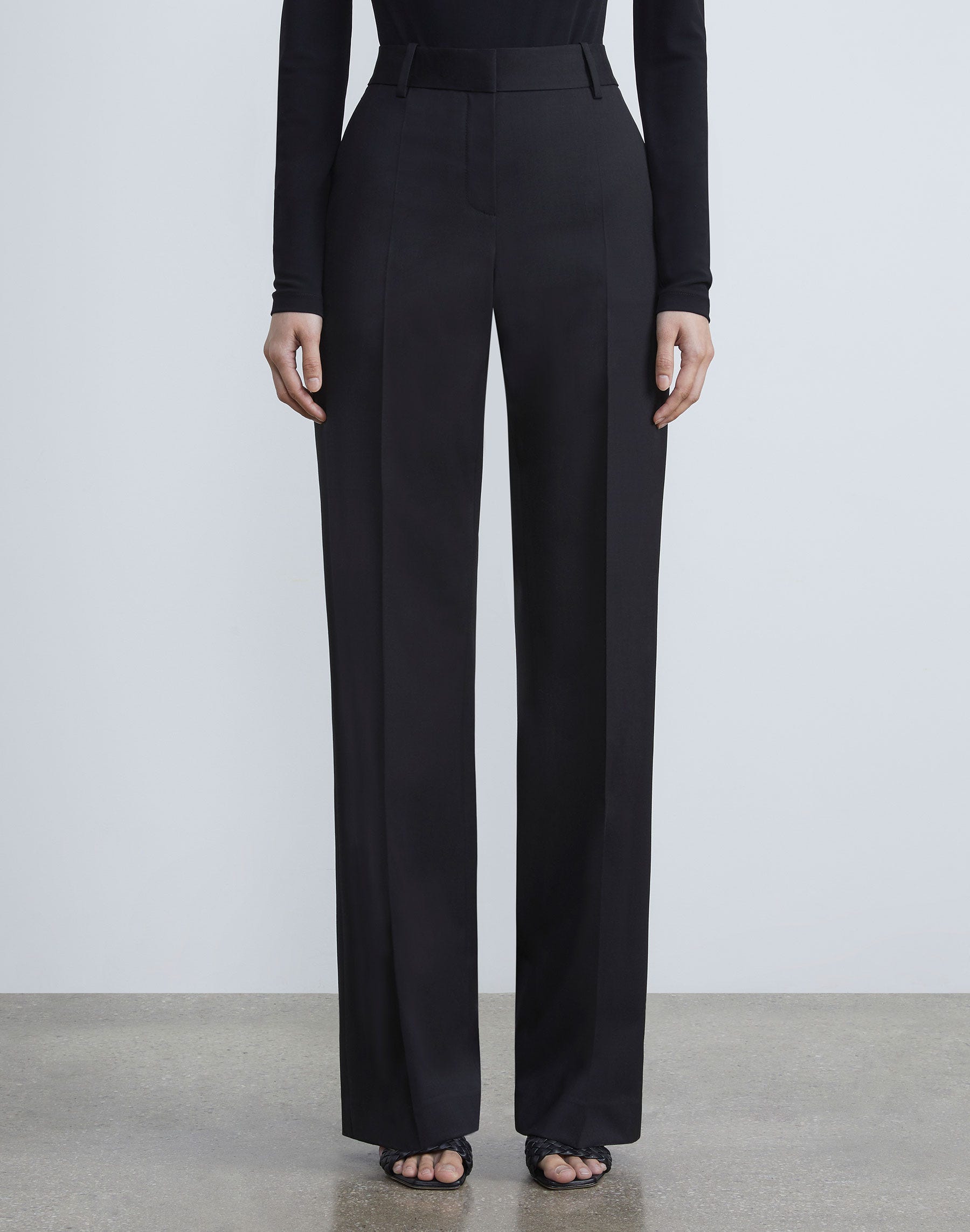Petite Stretch Wool Gates Pant