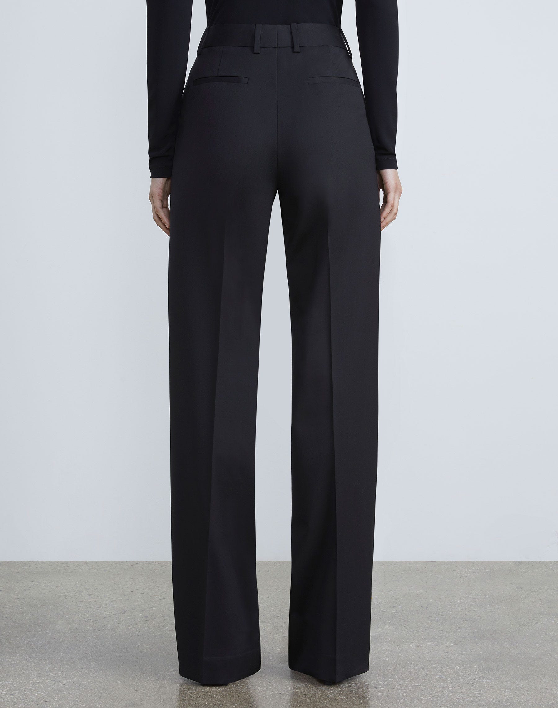 Petite Stretch Wool Gates Pant