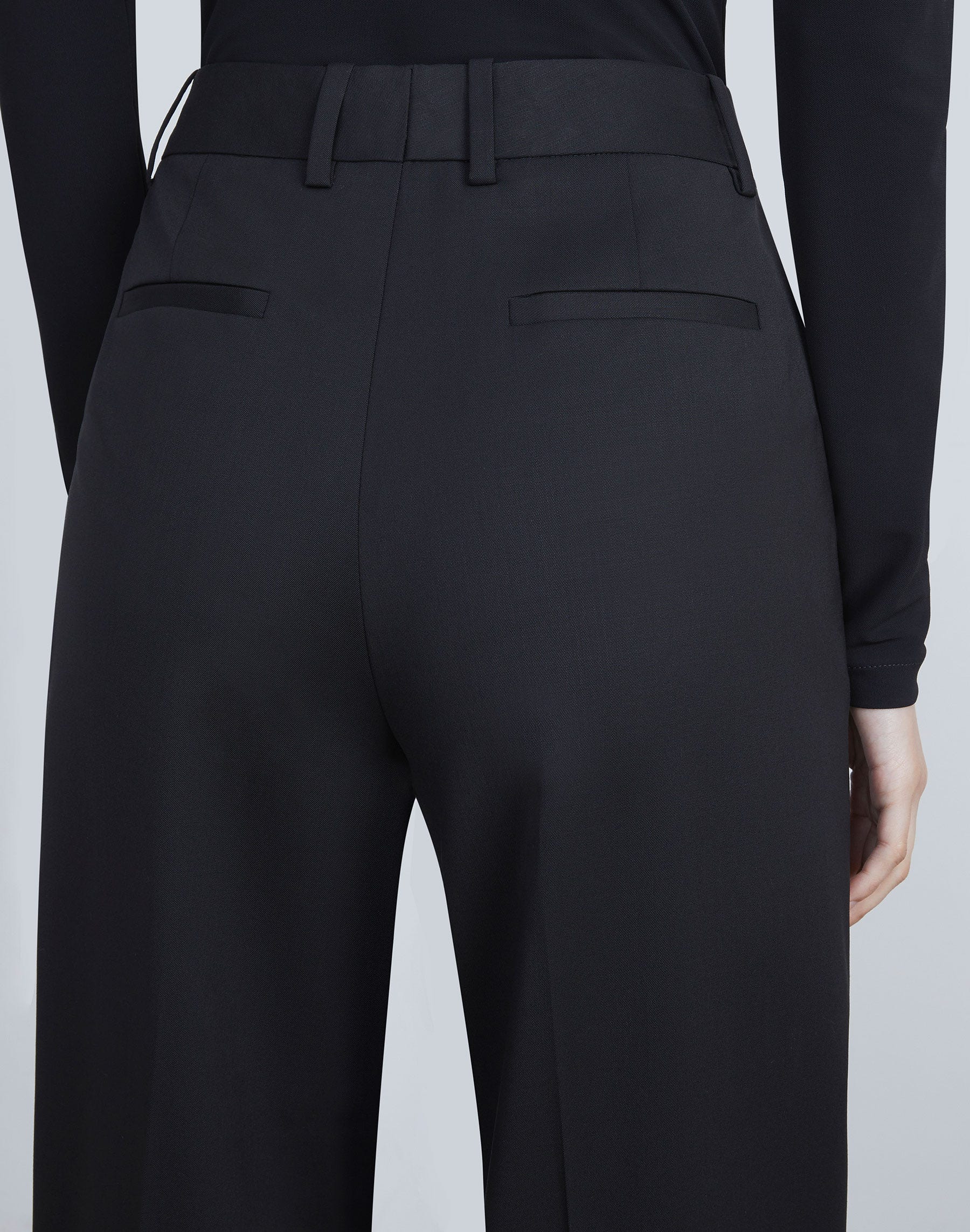 Petite Stretch Wool Gates Pant