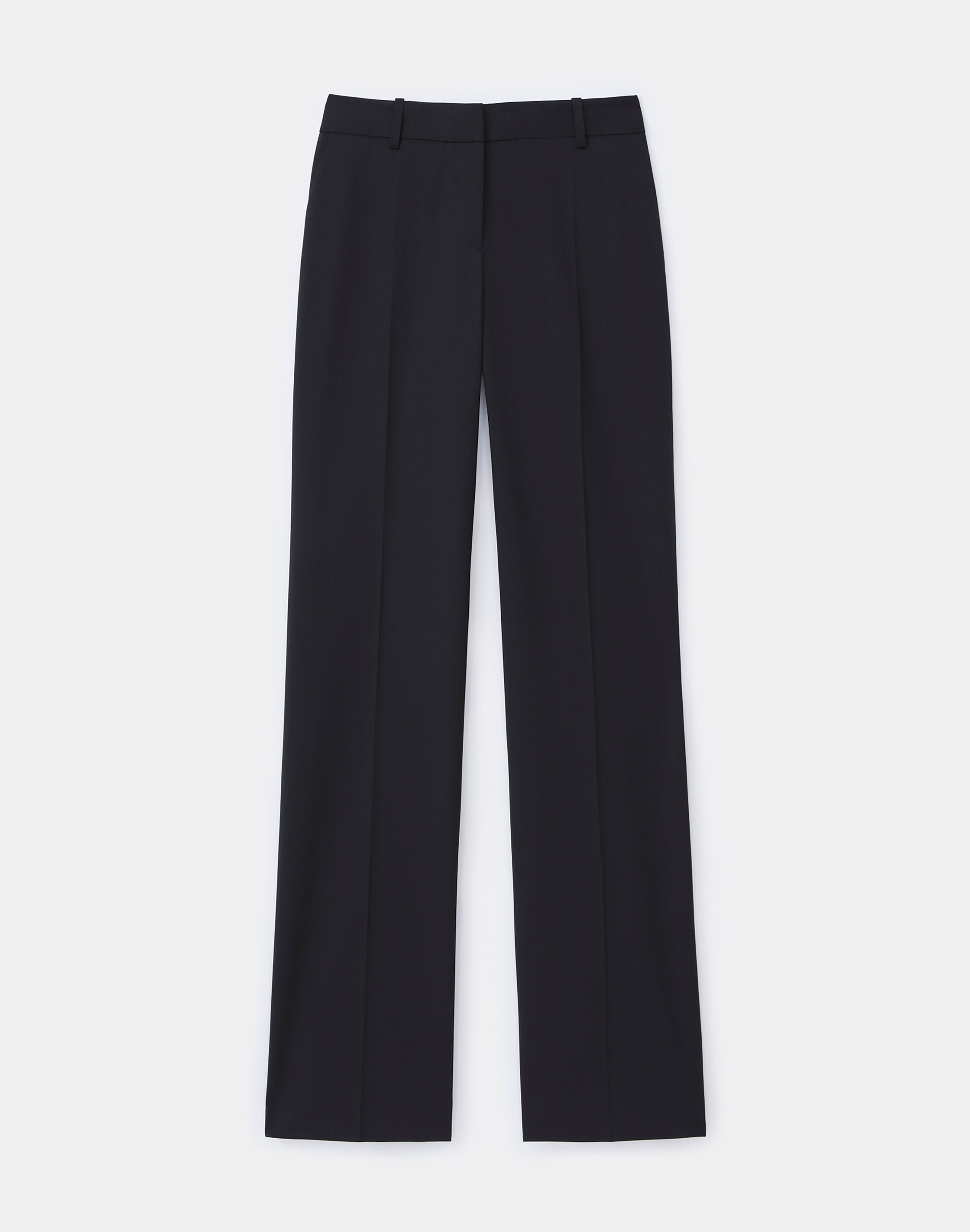Petite Stretch Wool Gates Pant