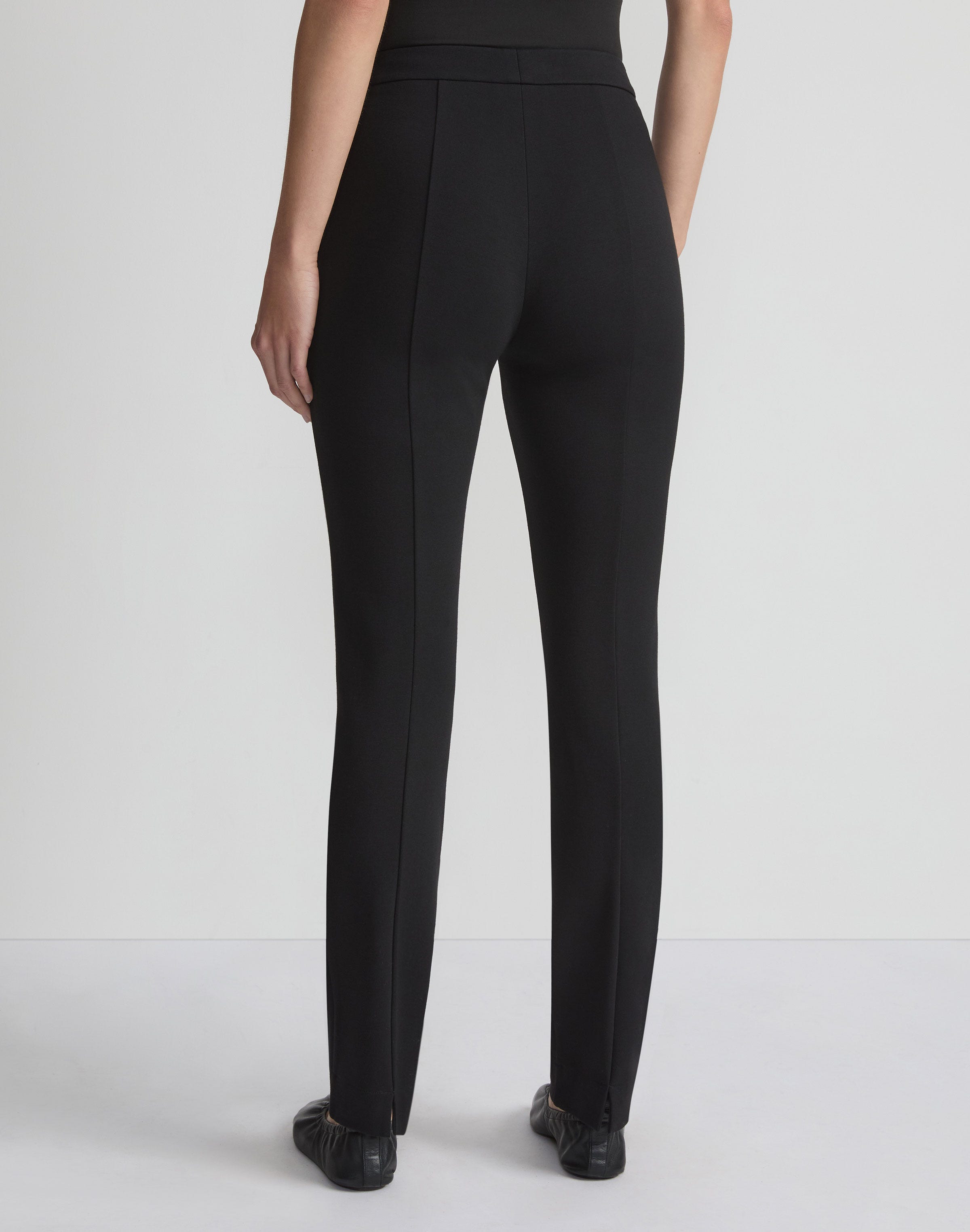 Plus-Size Regenerated Punto Milano Manhattan Cigarette Ankle Pant
