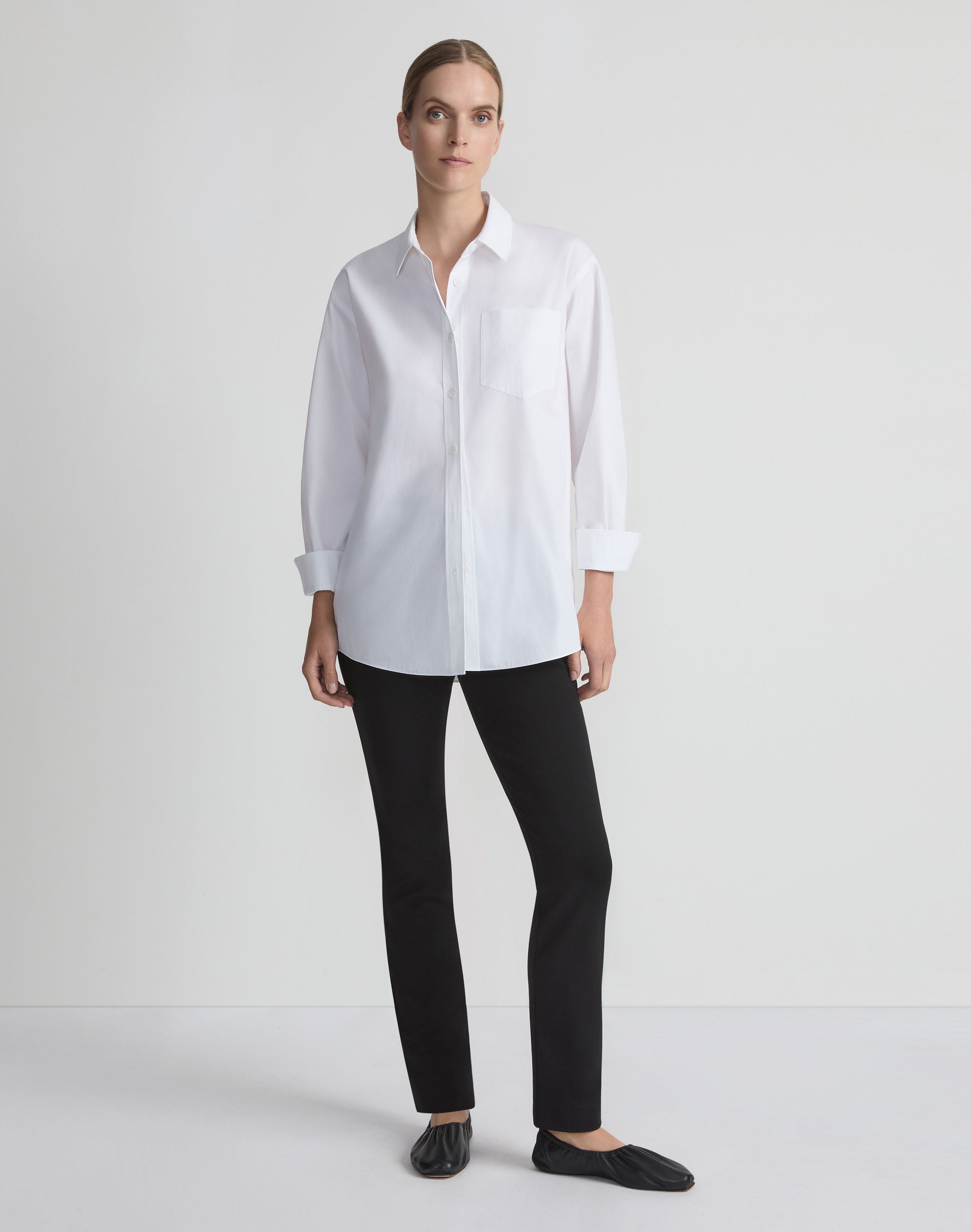 Plus-Size Regenerated Punto Milano Manhattan Cigarette Ankle Pant
