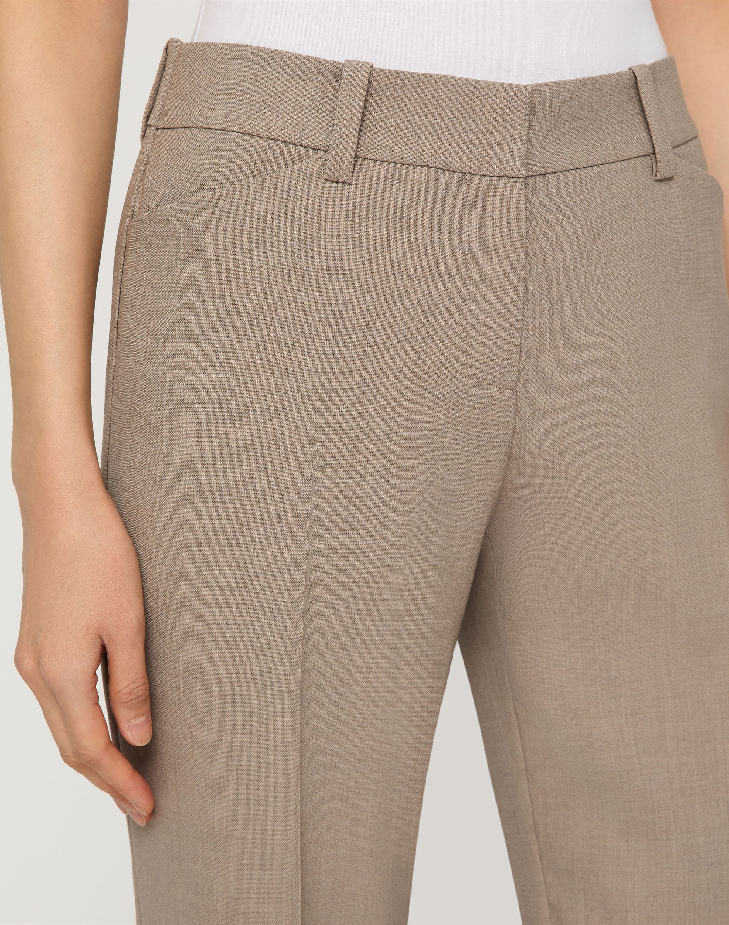 Plus-Size Responsible Stretch Wool Reade Straight Leg Pant