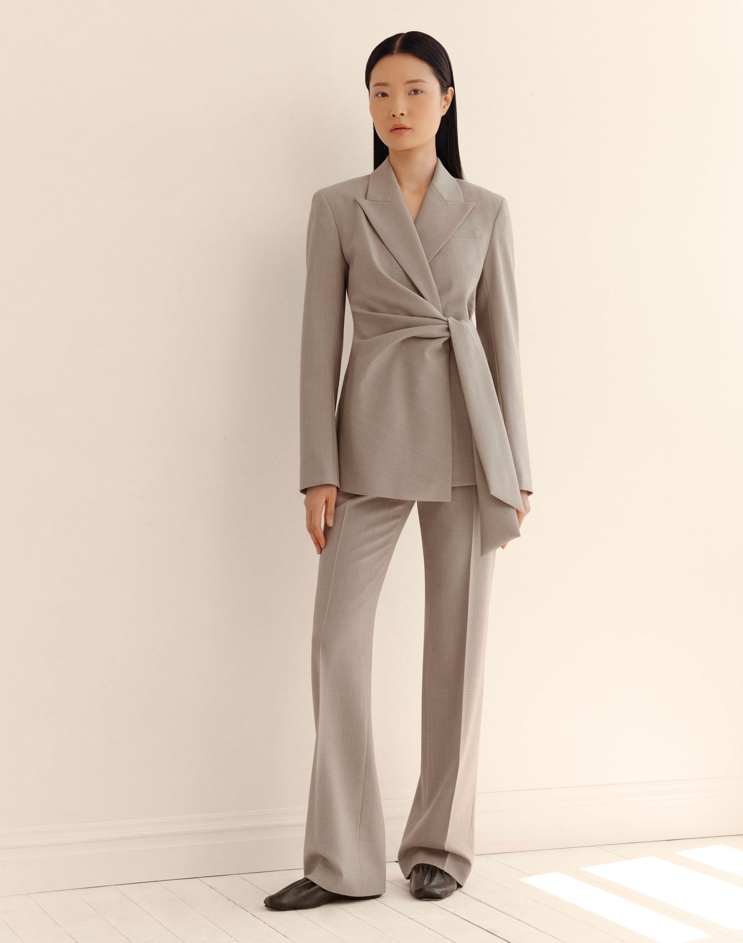 Plus-Size Responsible Stretch Wool Reade Straight Leg Pant