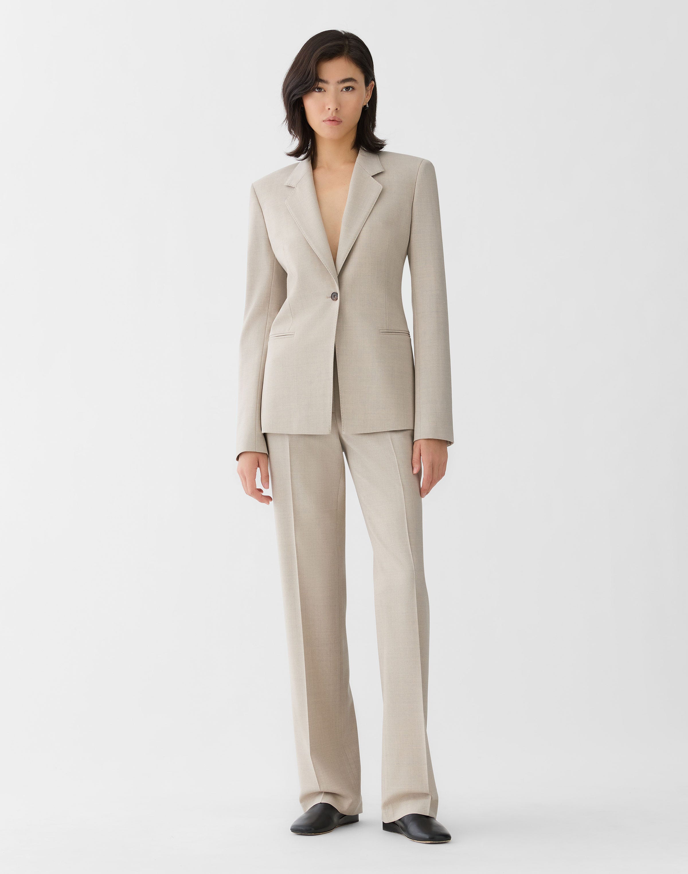 Responsible Stretch Wool Reade Straight Leg Pant