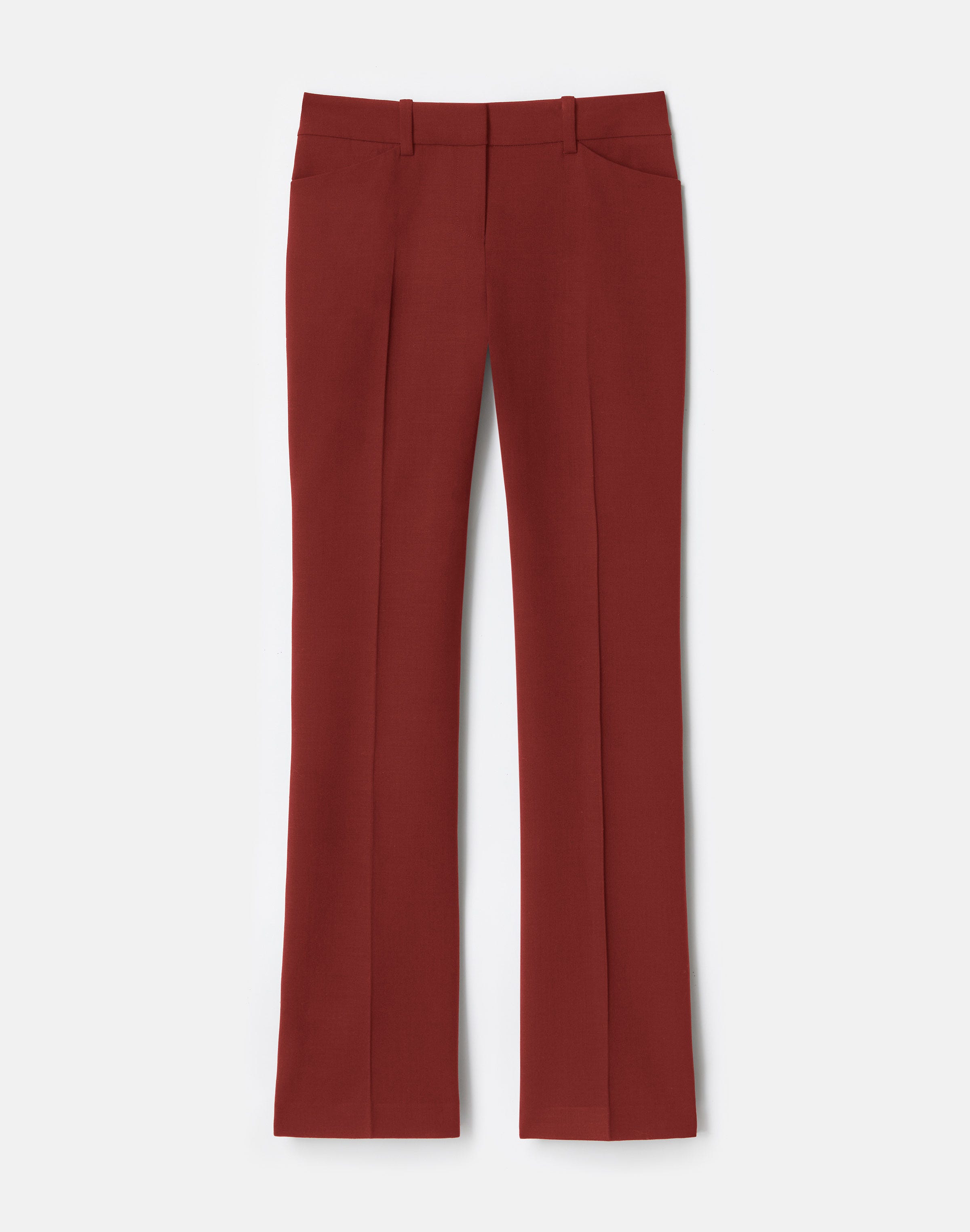 Responsible Wool Double Face Reade Straight Leg Pant