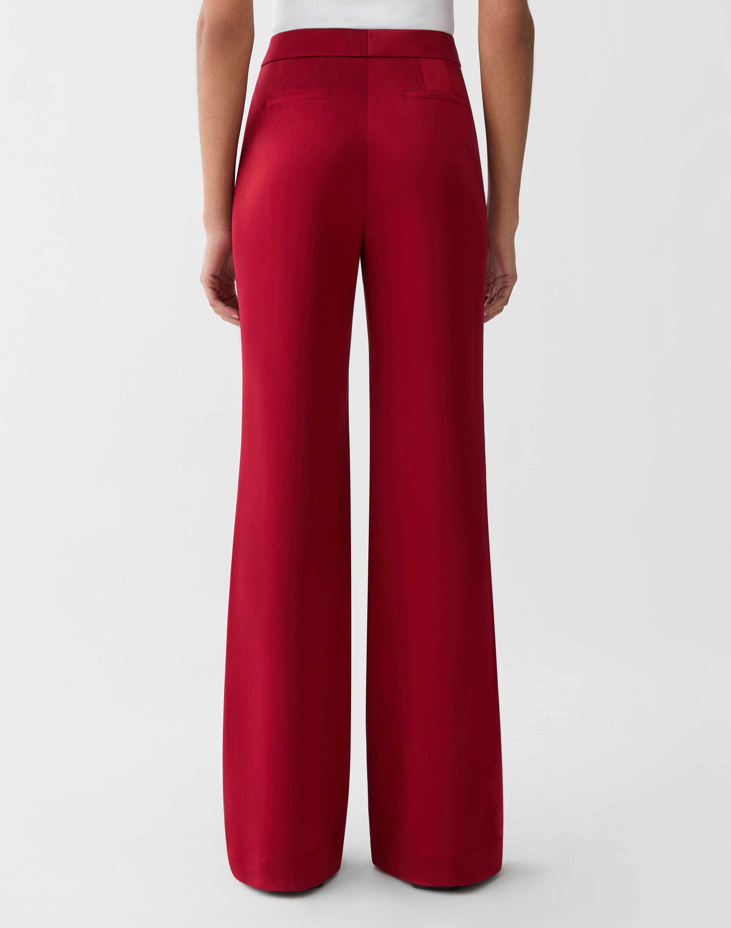 Satin Lafayette Flare Pant