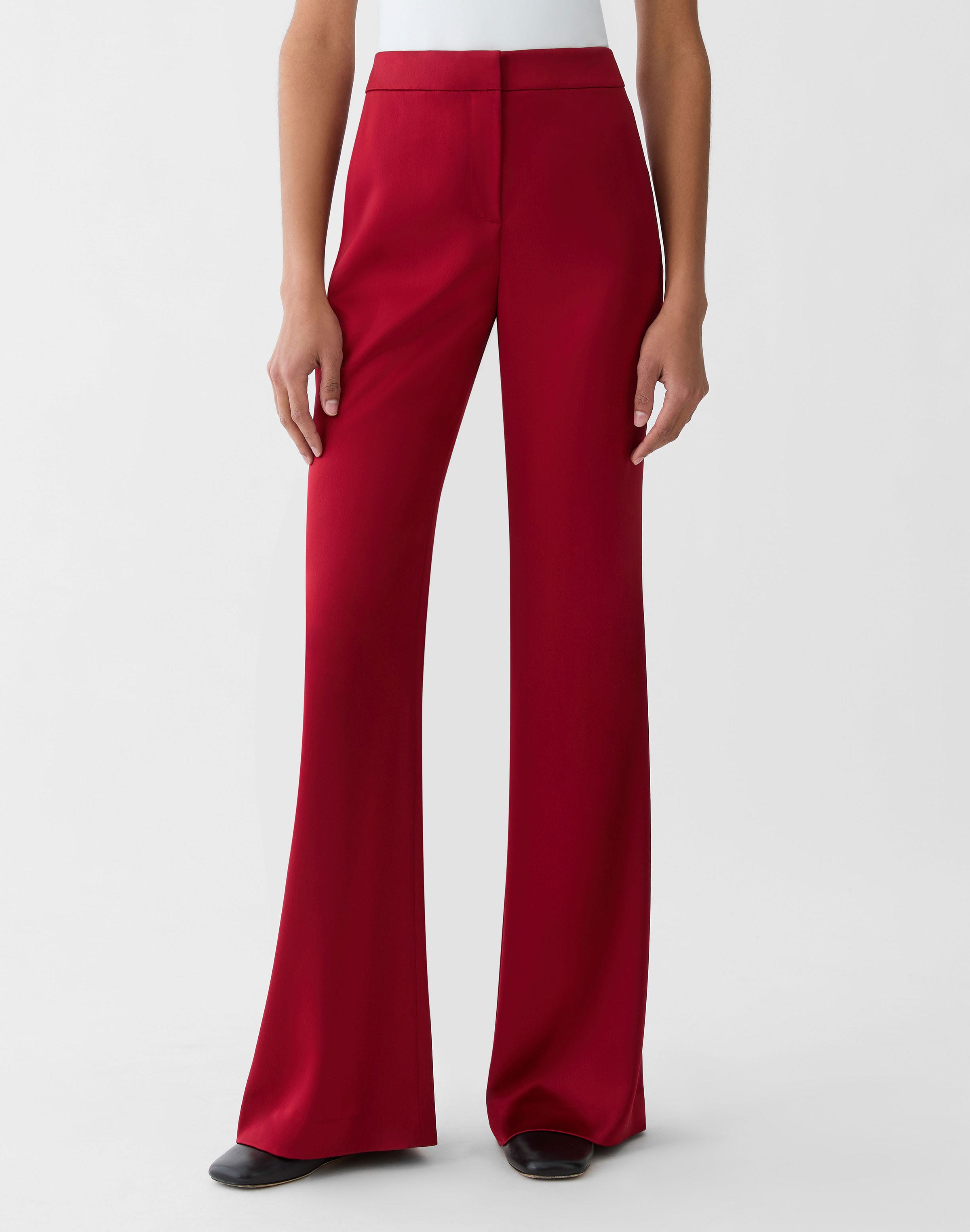 Satin Lafayette Flare Pant