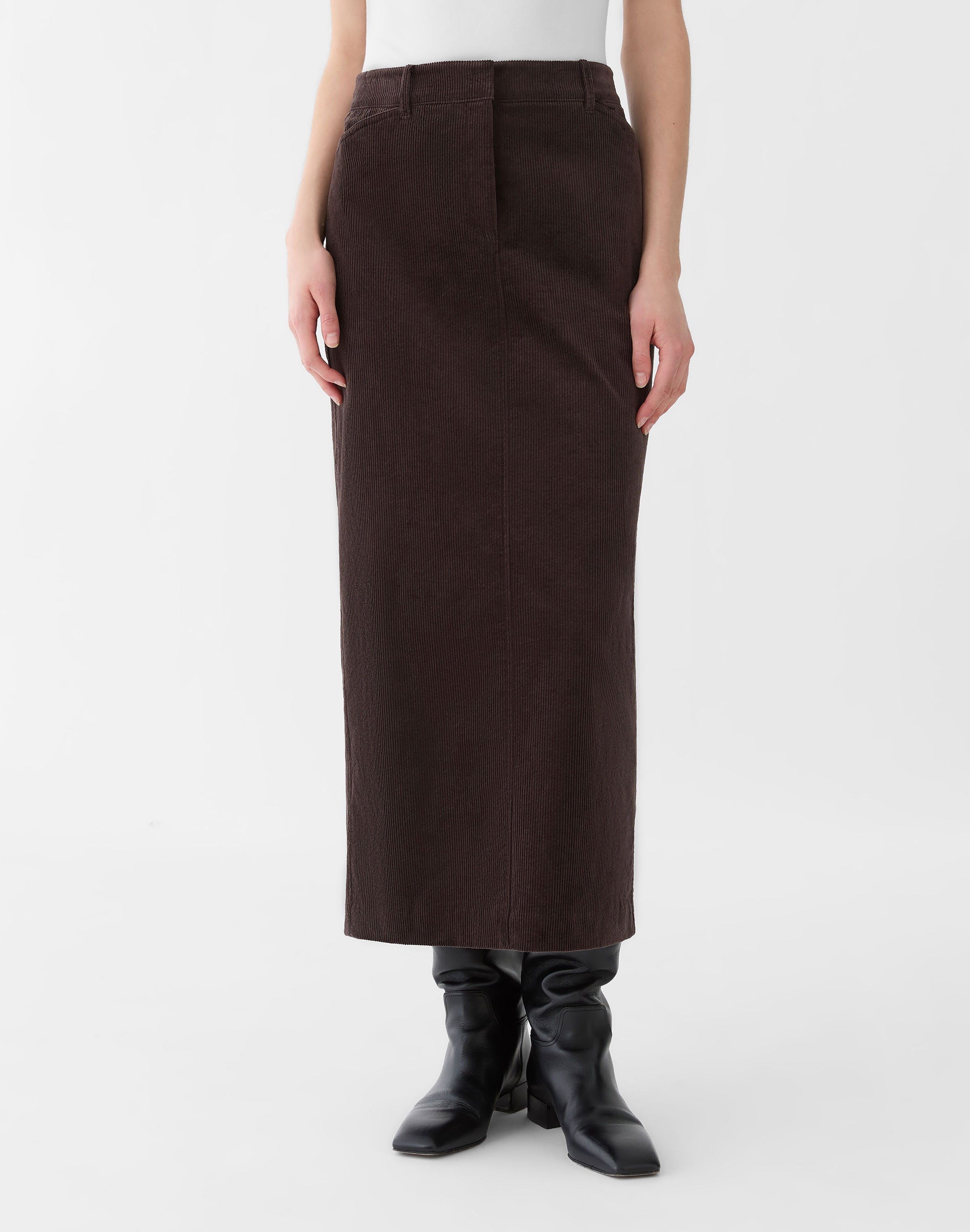 Cotton Corduroy Trouser Skirt
