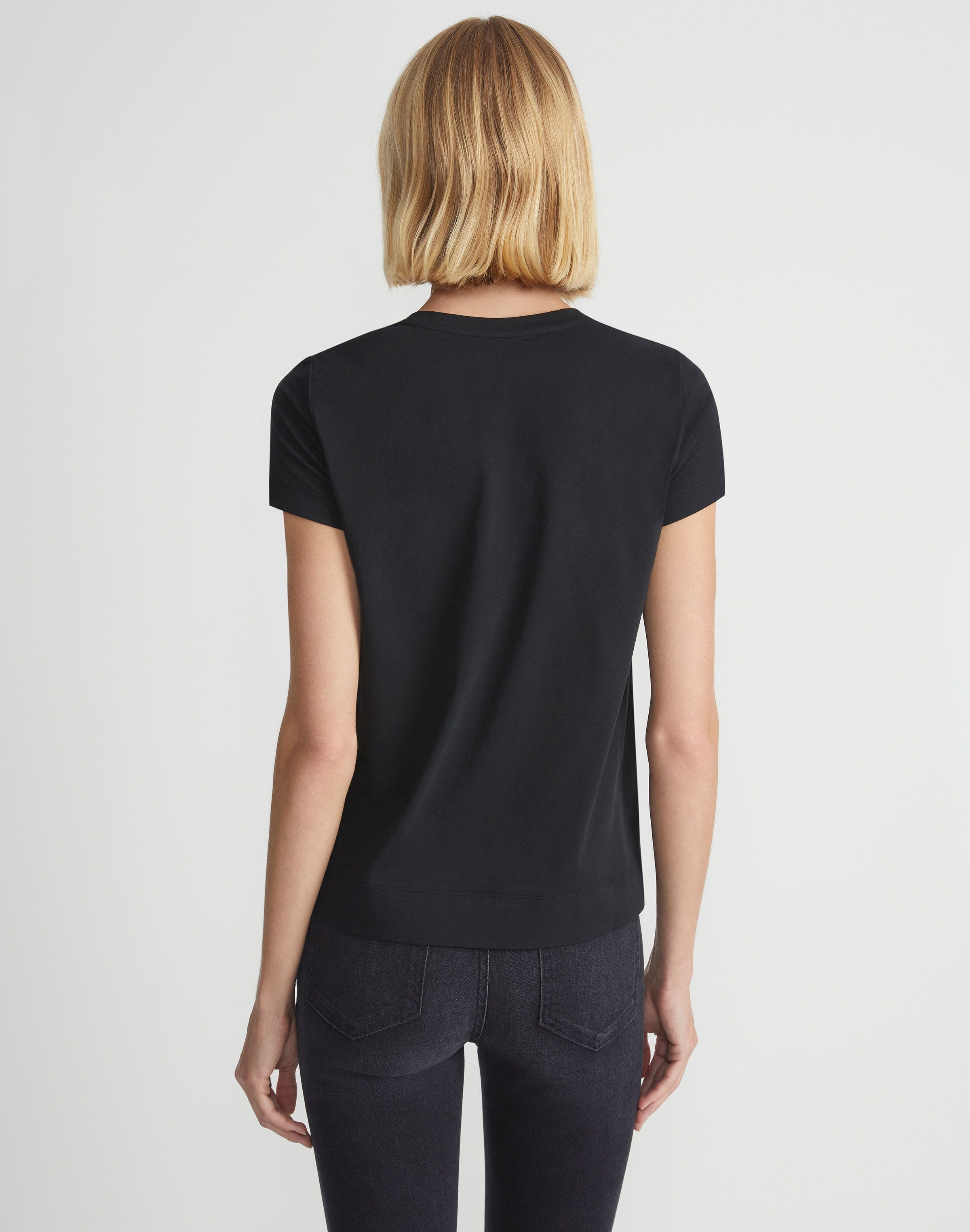 Petite Cotton Jersey Modern Tee