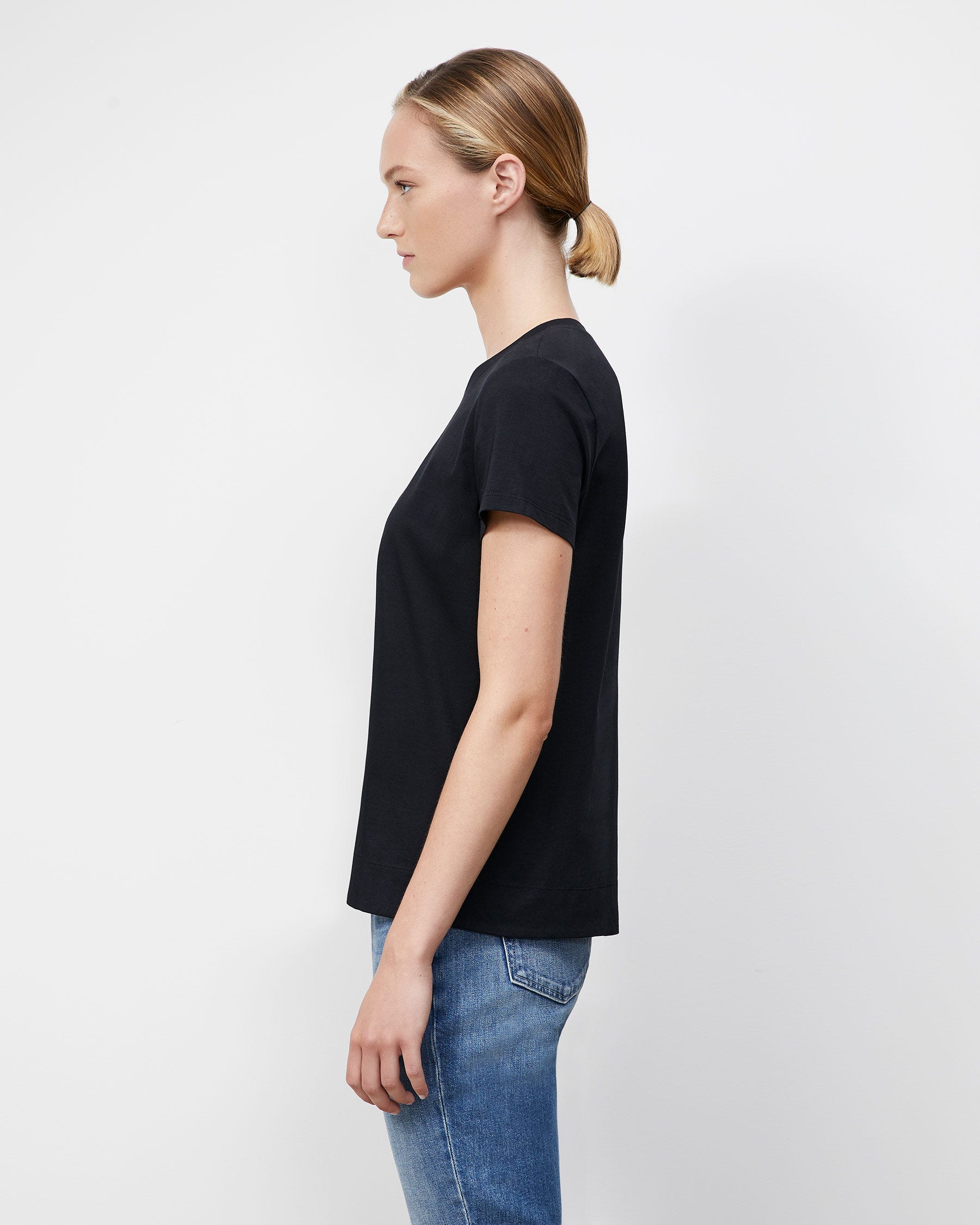 Petite Cotton Jersey Modern Tee