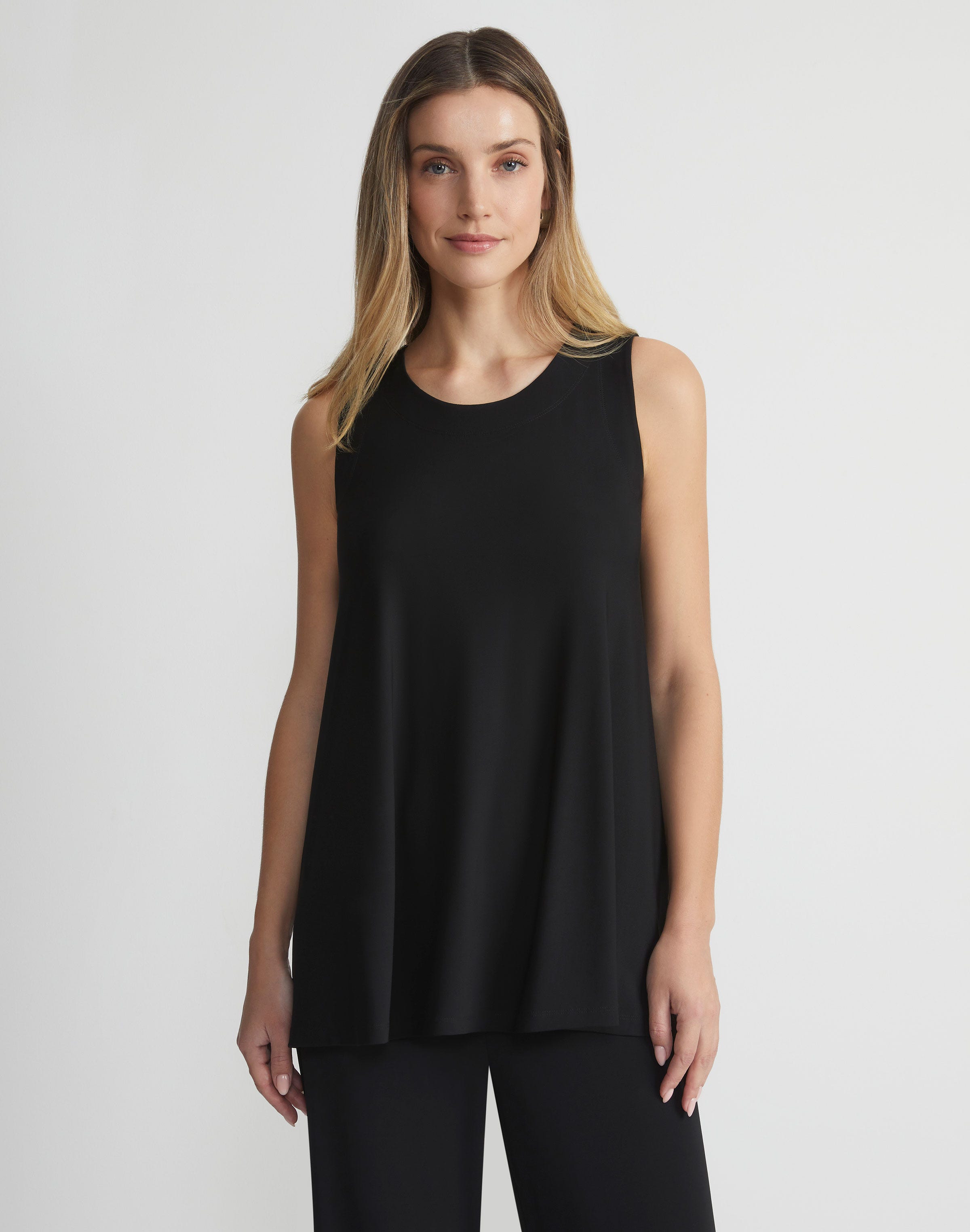 Petite Matte Jersey Scoop Neck Tank