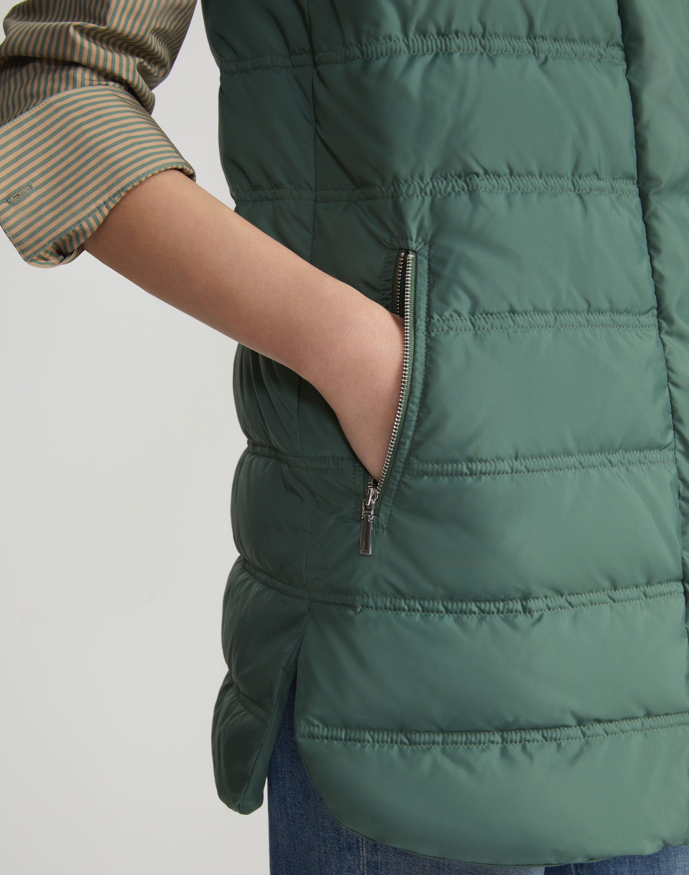Petite Recycled Tech Reversible Down Vest
