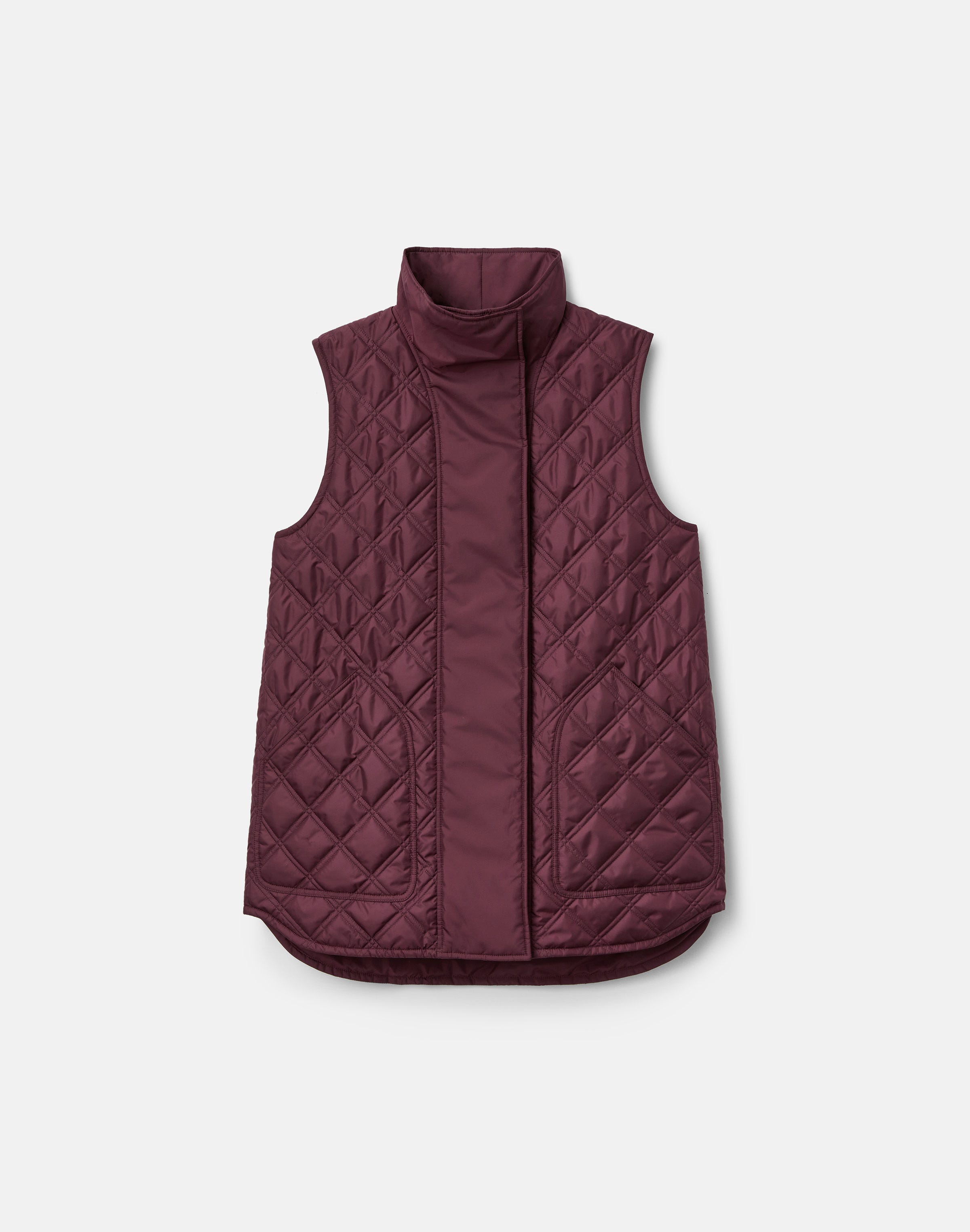 Plus-Size Technical Reversible Puffer Vest