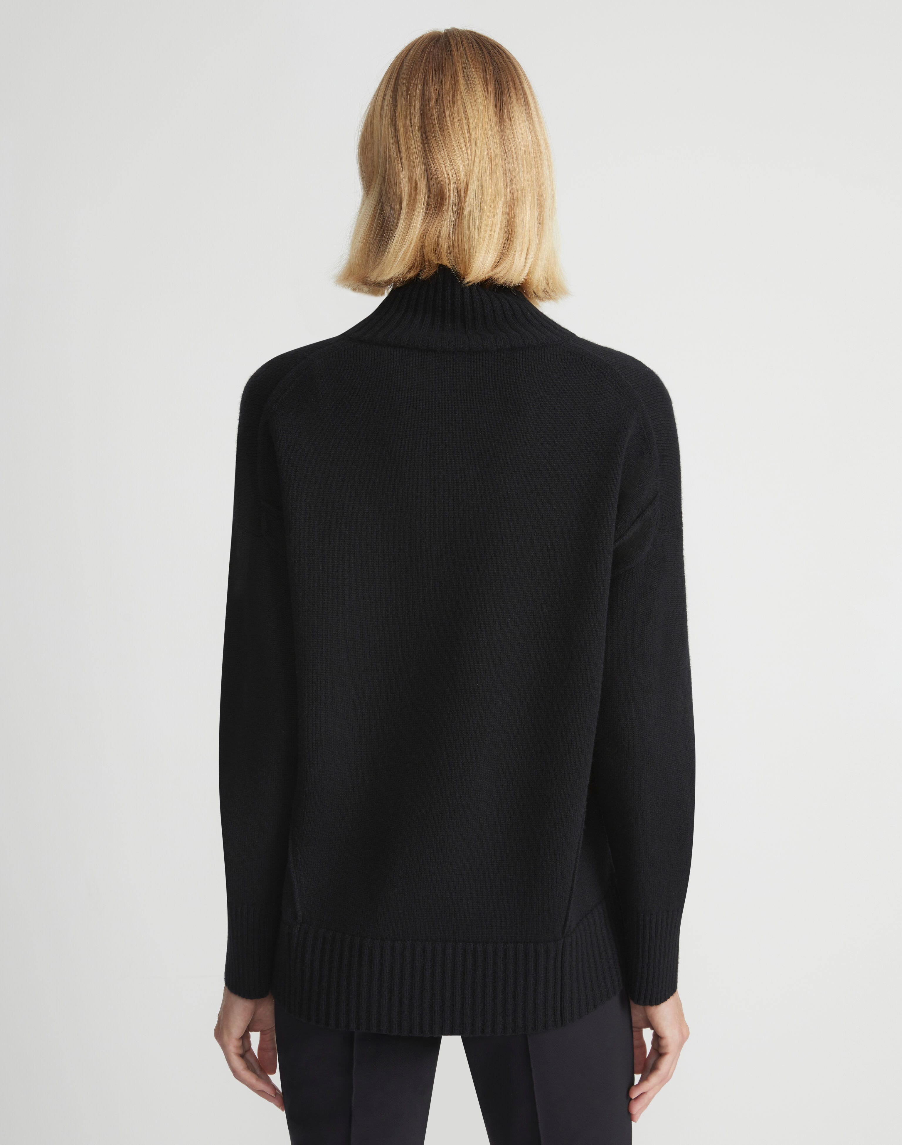 Cashmere Stand Collar Sweater